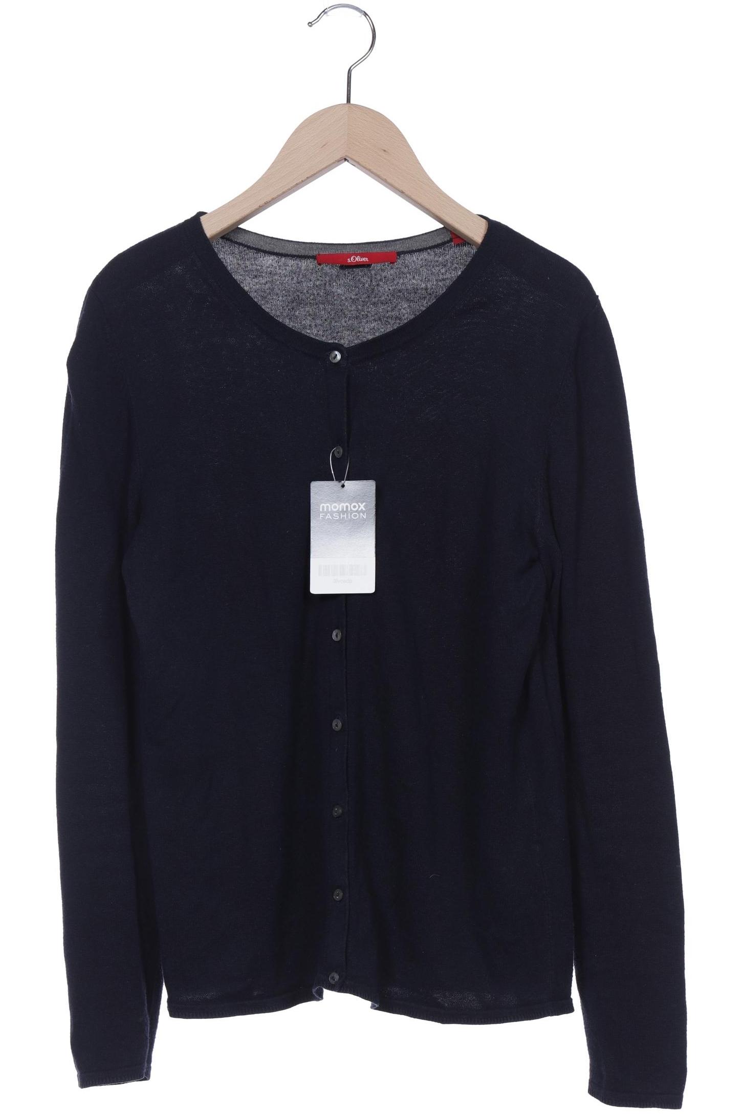 

s.Oliver Damen Strickjacke, marineblau, Gr. 38