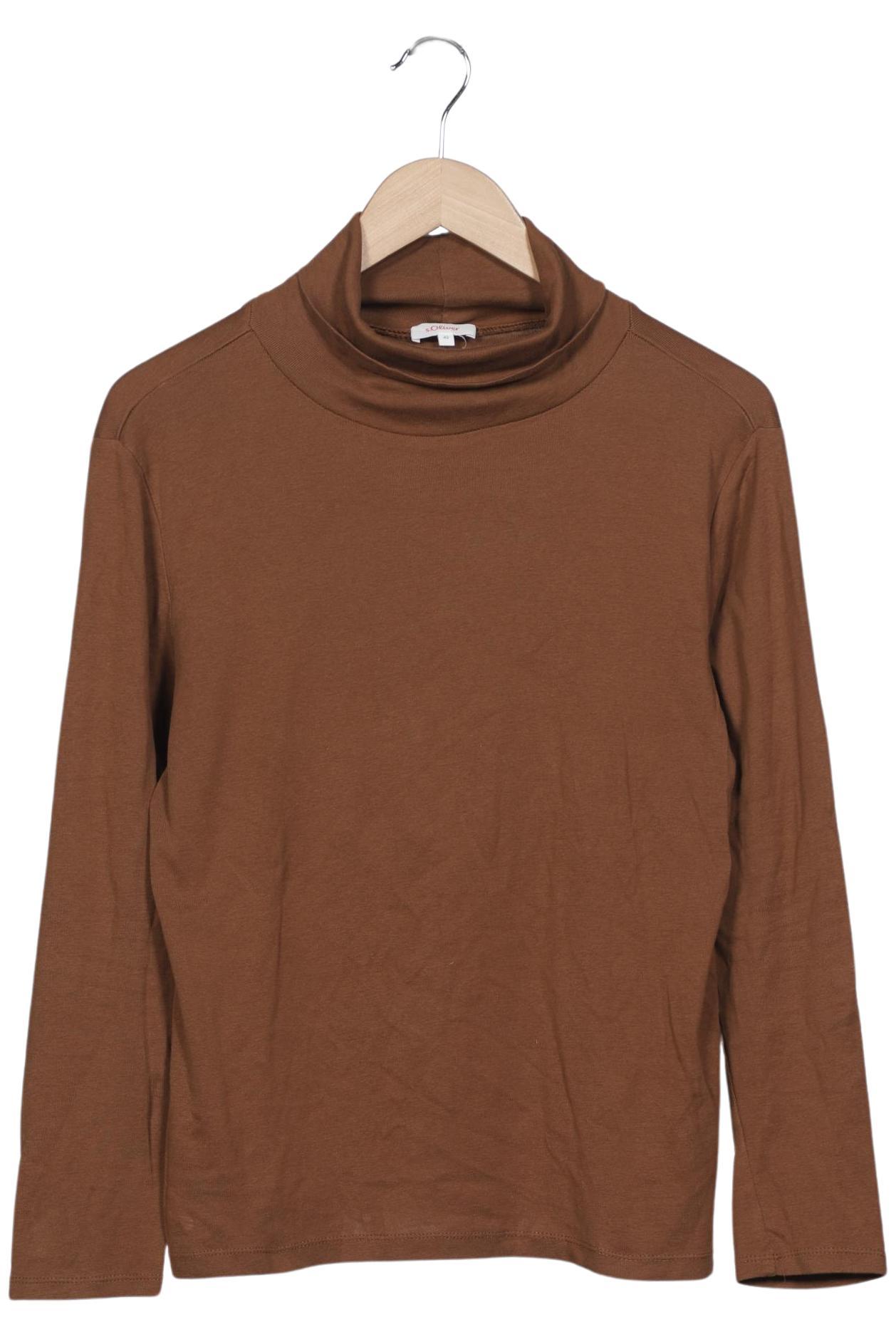 

s.Oliver Damen Langarmshirt, braun, Gr. 42