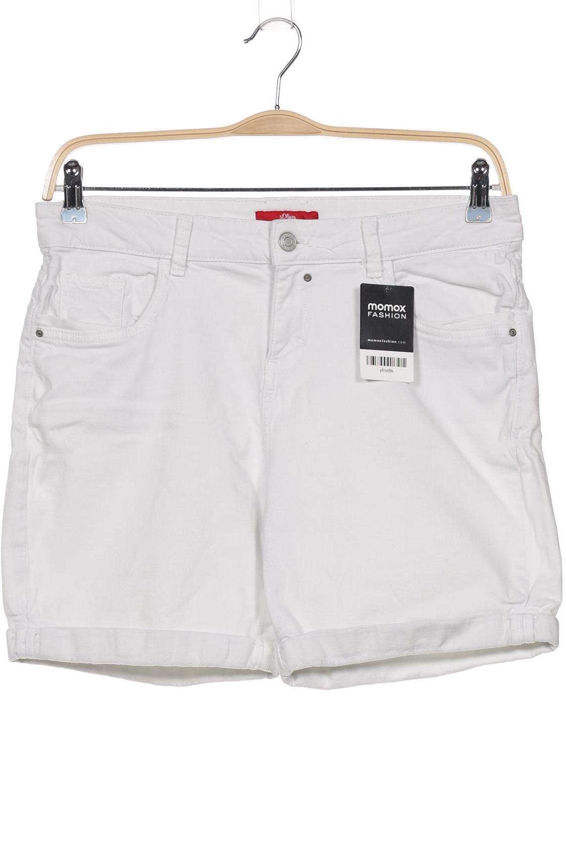 

s.Oliver Damen Shorts, weiß