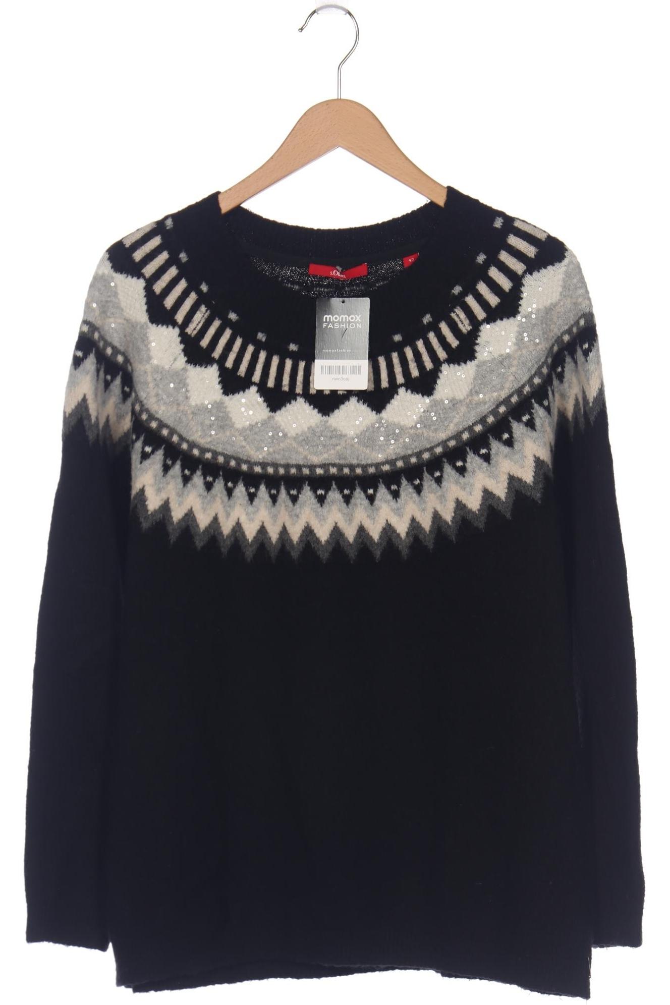 

s.Oliver Damen Pullover, schwarz, Gr. 42
