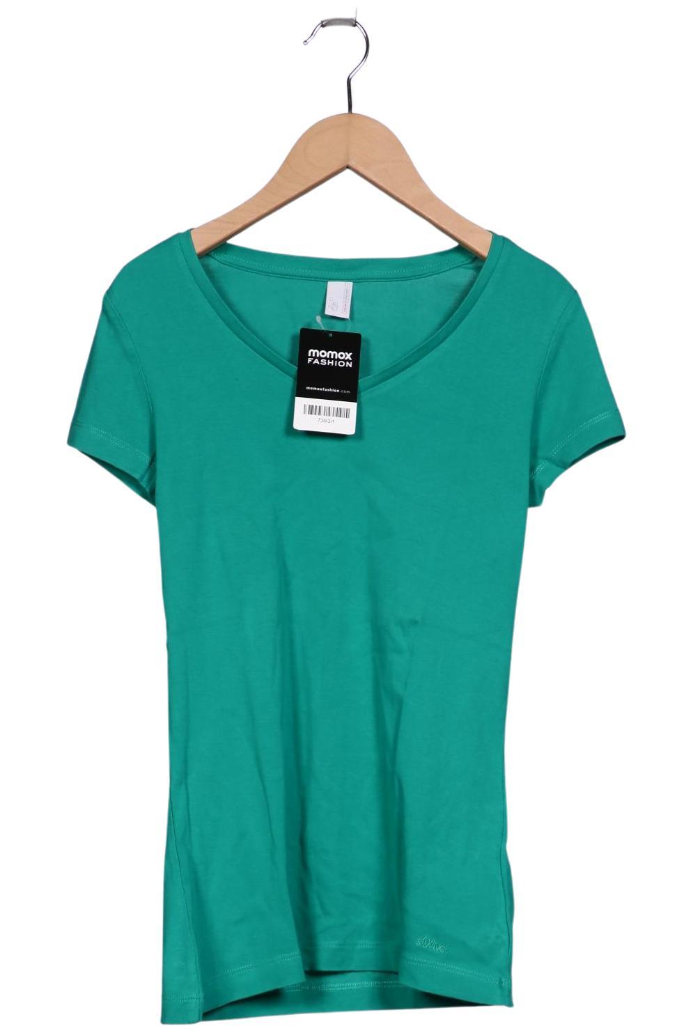 

s.Oliver Damen T-Shirt, türkis, Gr. 36