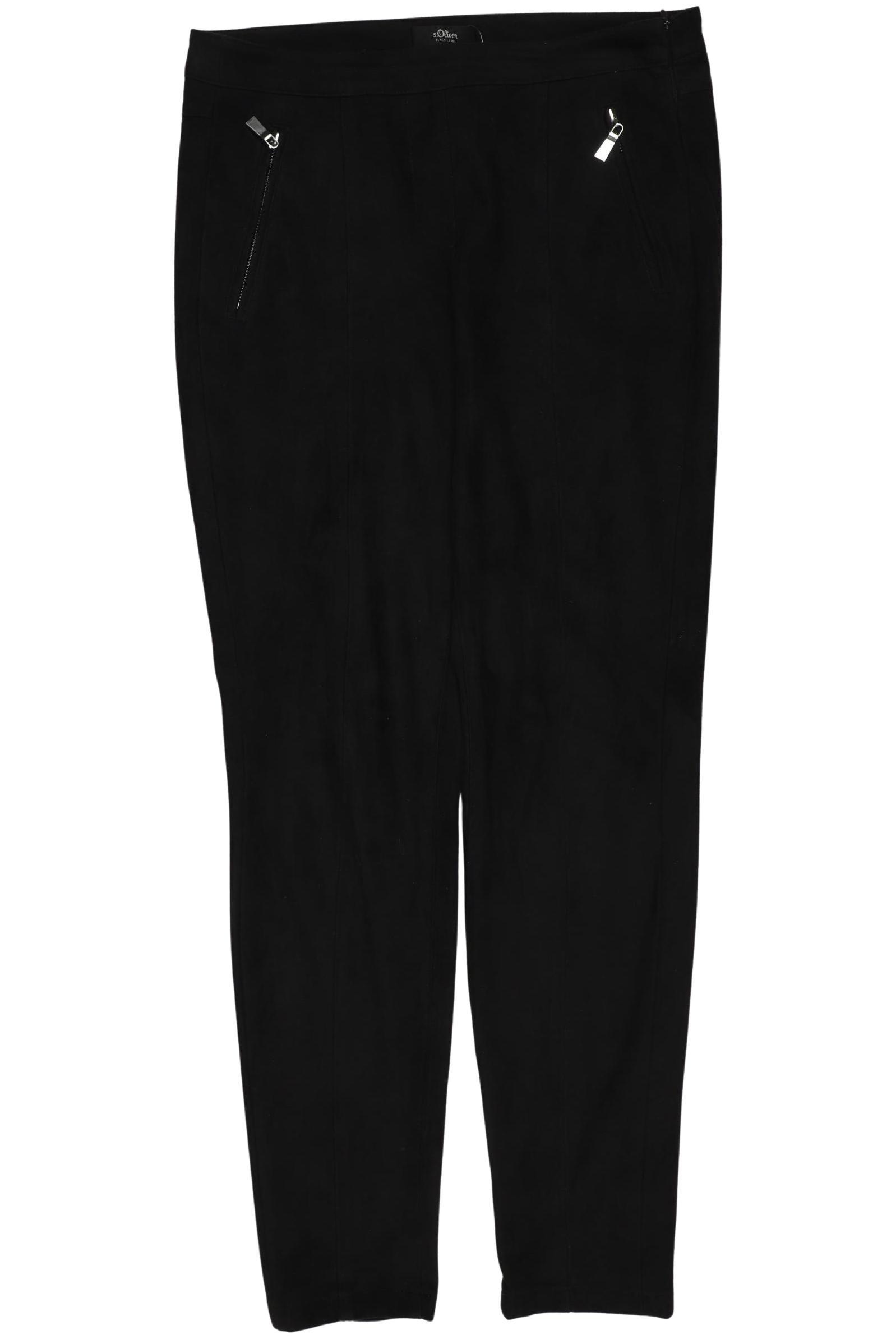 

s.Oliver Damen Stoffhose, schwarz, Gr. 38