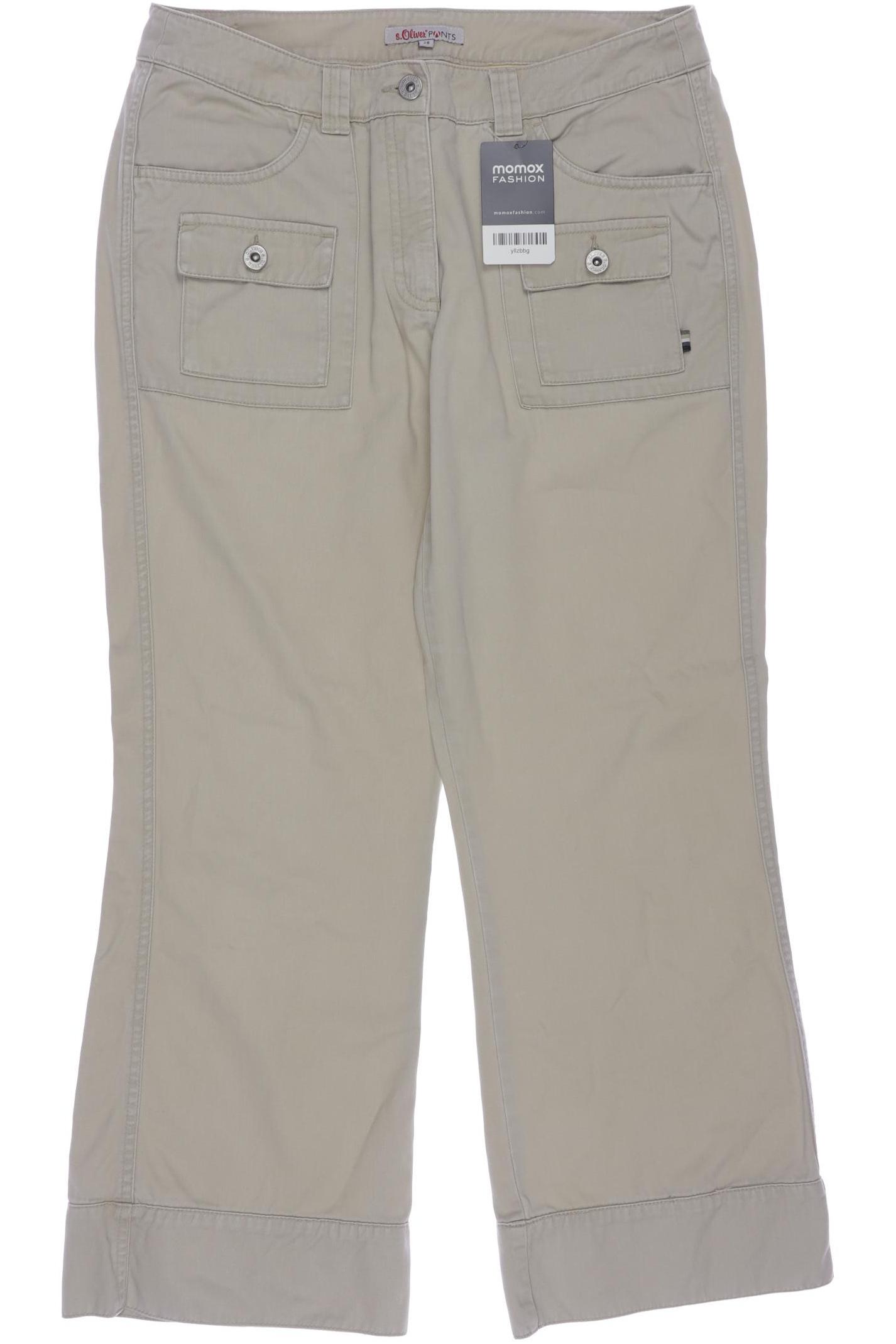 

s.Oliver Damen Stoffhose, beige, Gr. 38