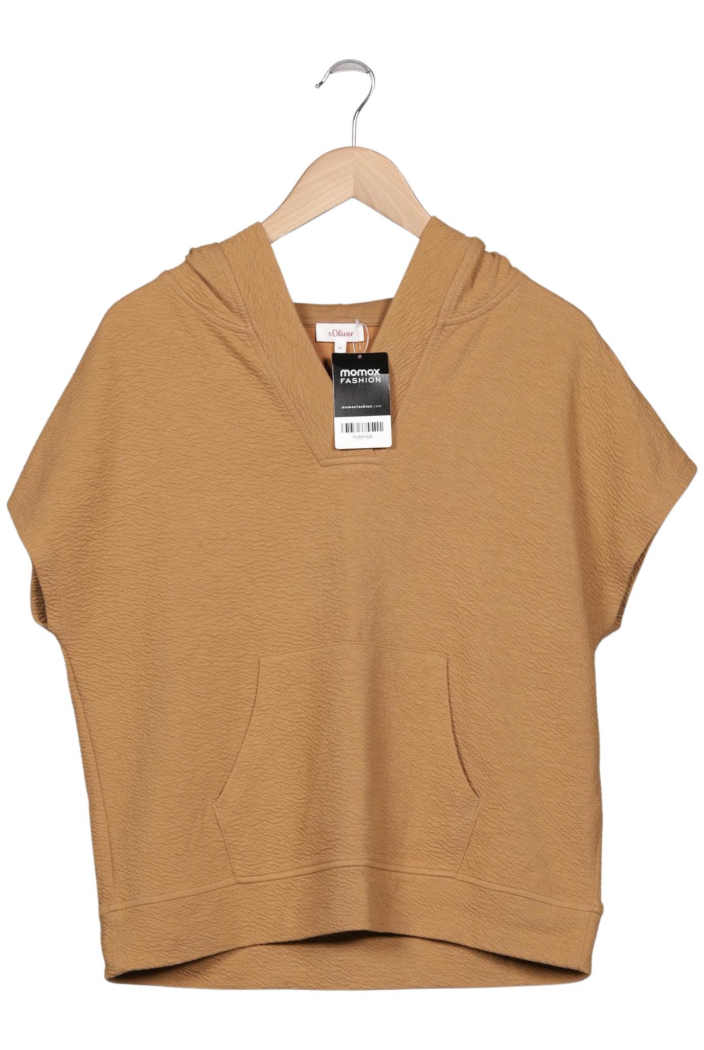 

s.Oliver Damen Kapuzenpullover, braun, Gr. 36