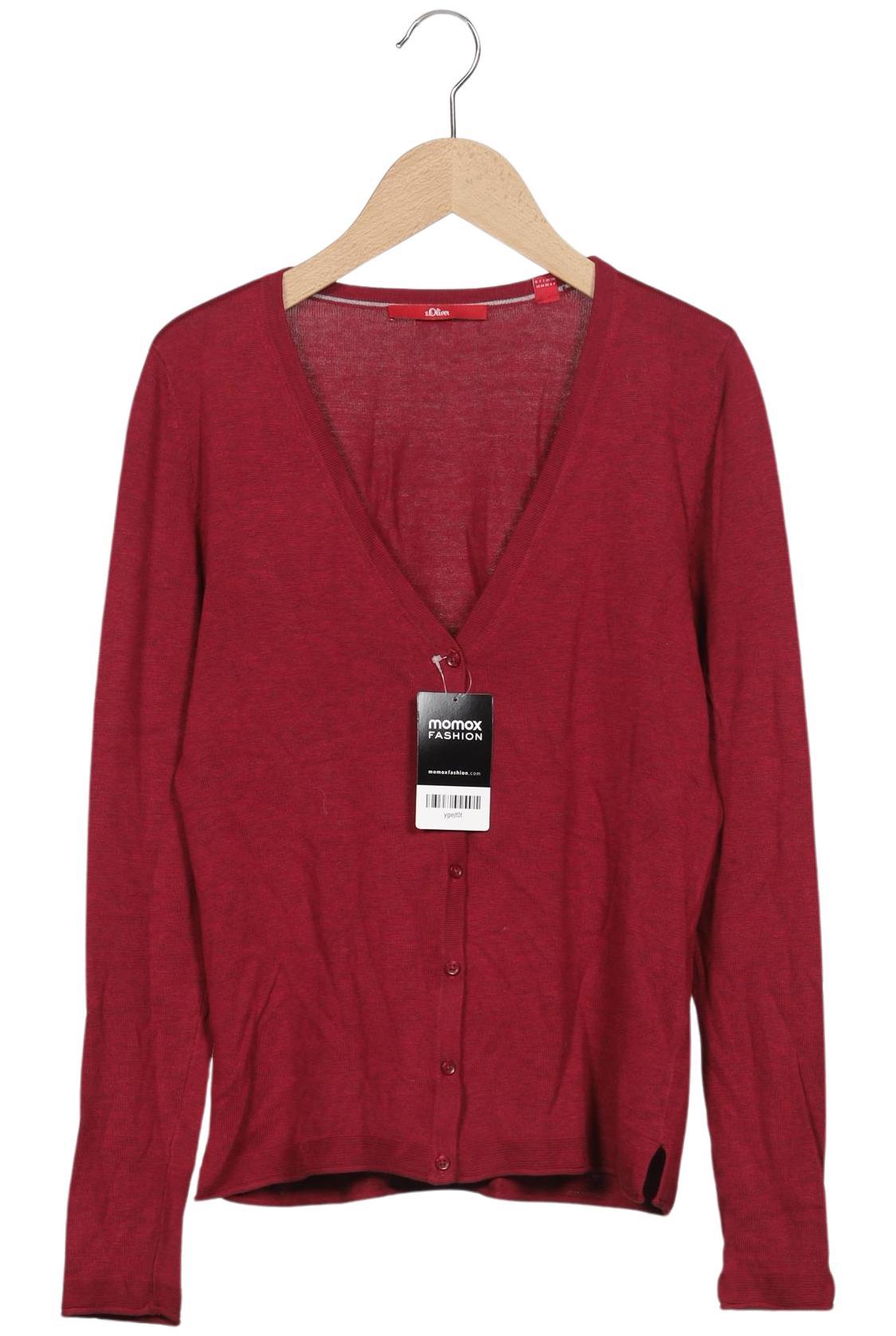 

s.Oliver Damen Strickjacke, rot, Gr. 32