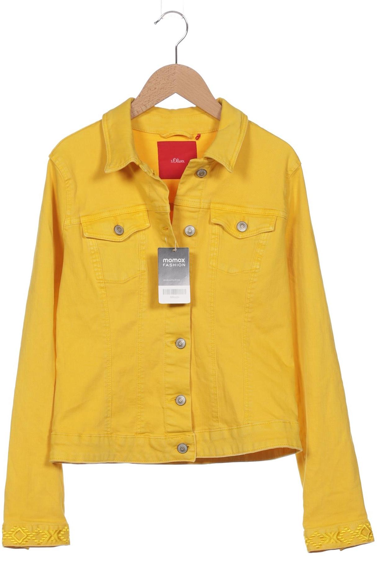 

s.Oliver Damen Jacke, gelb, Gr. 38