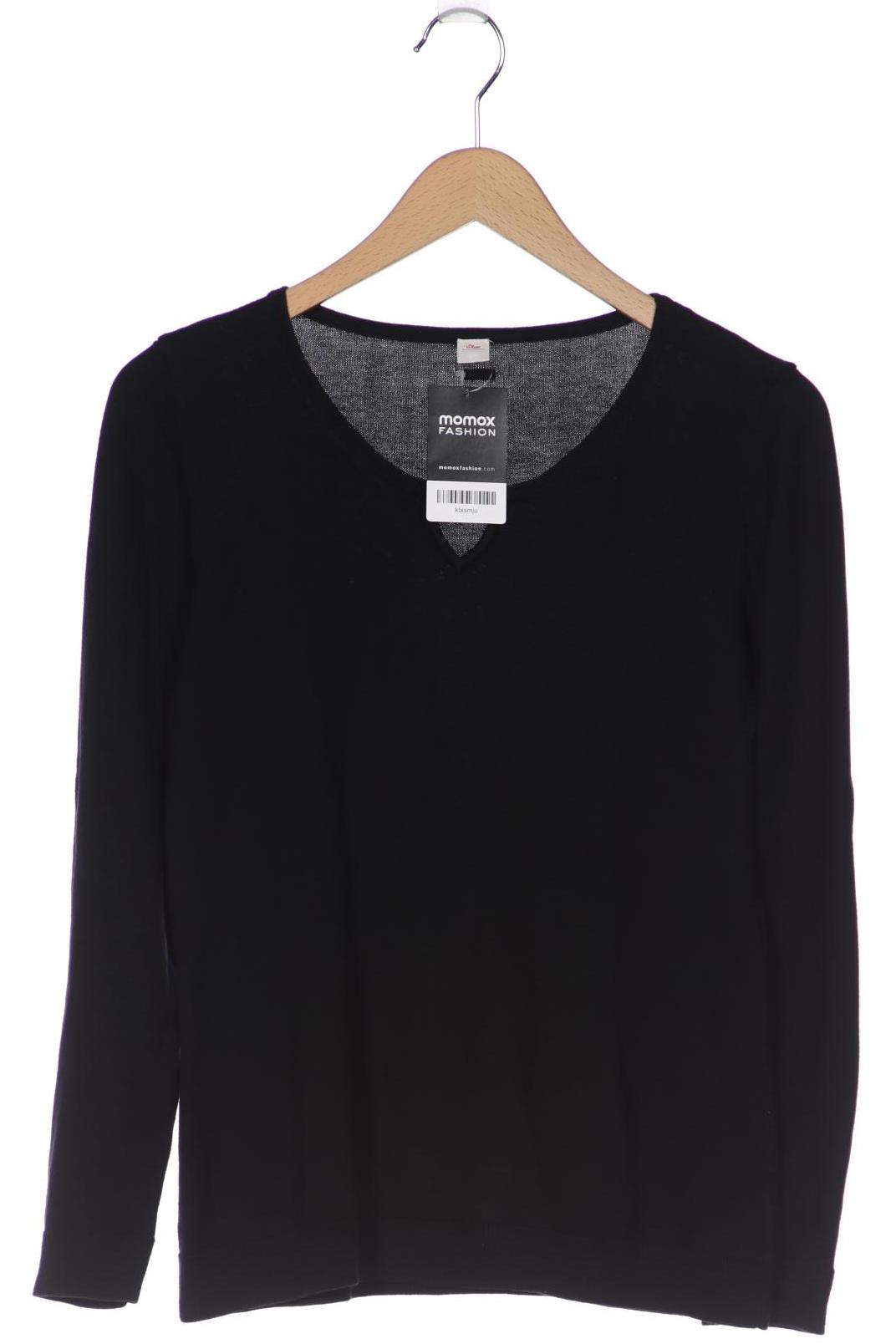 

s.Oliver Damen Pullover, schwarz