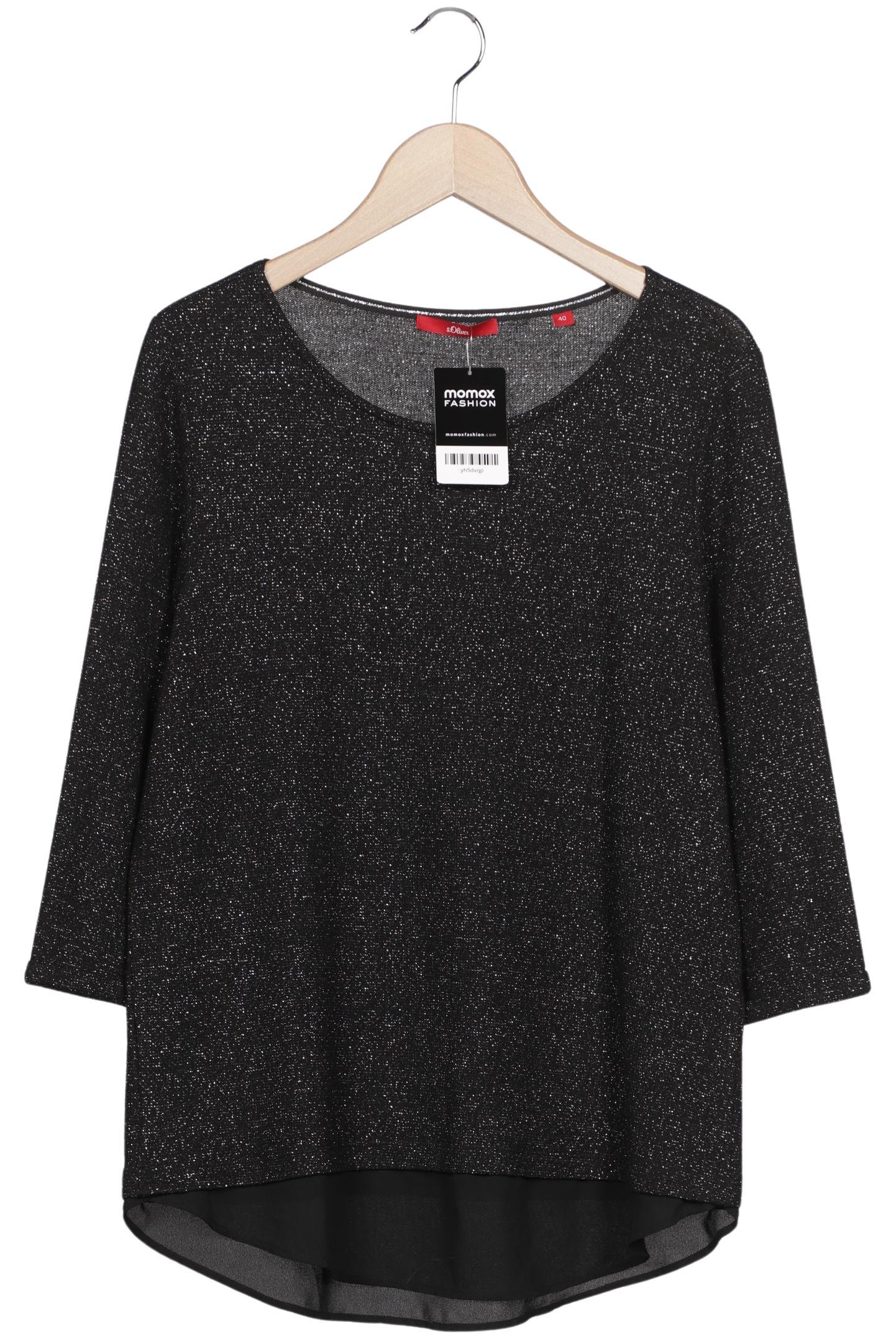 

s.Oliver Damen Pullover, schwarz, Gr. 40