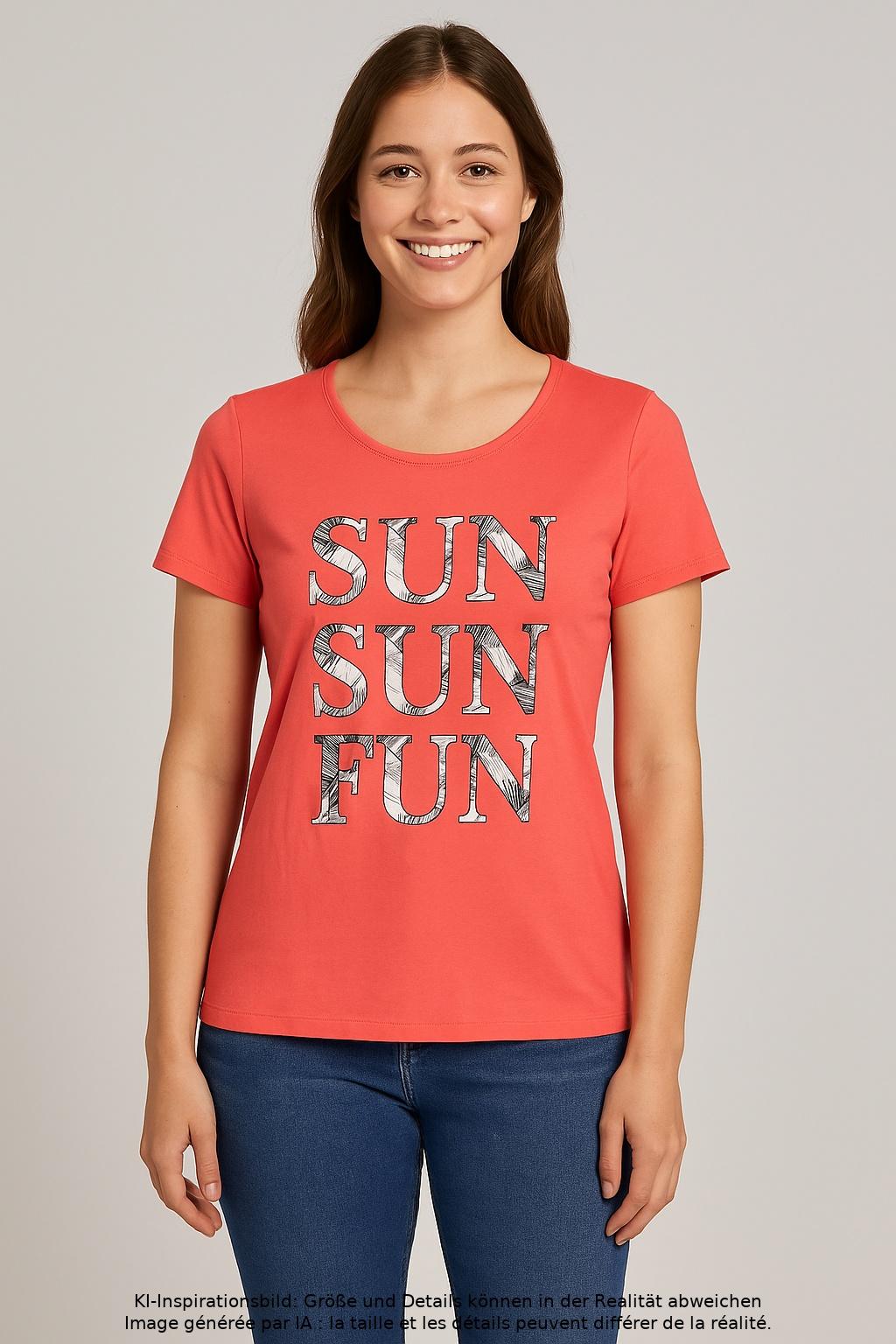 

s.Oliver Damen T-Shirt, pink, Gr. 38