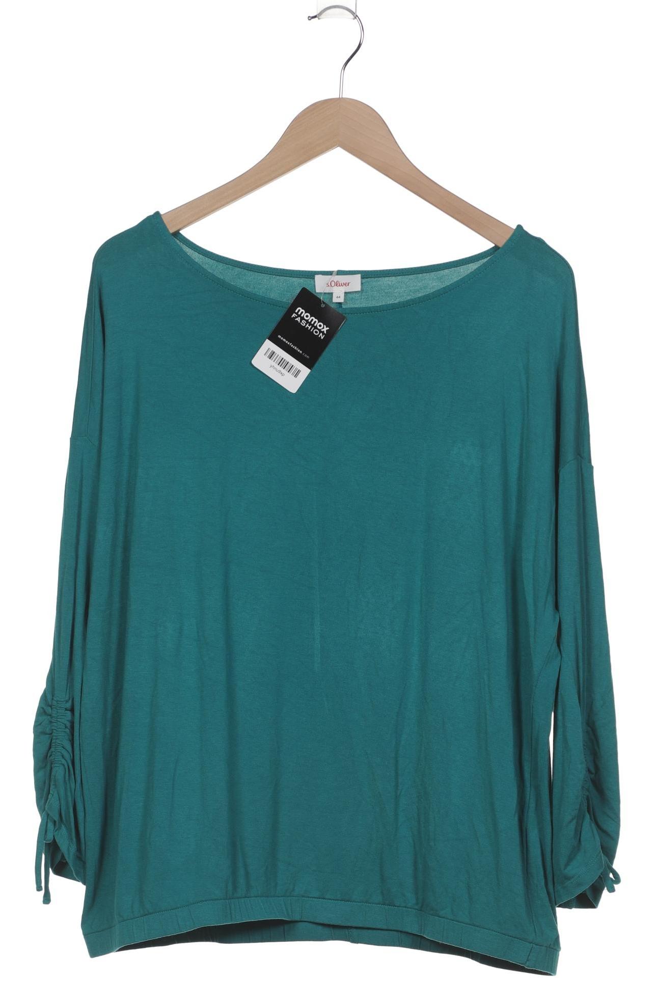 

s.Oliver Damen Langarmshirt, türkis, Gr. 44