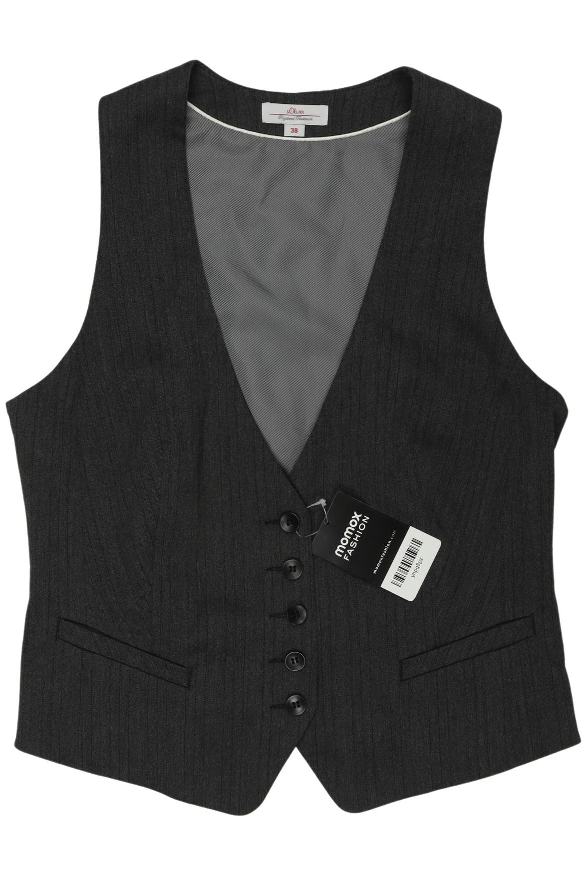 

s.Oliver Damen Weste, grau, Gr. 38