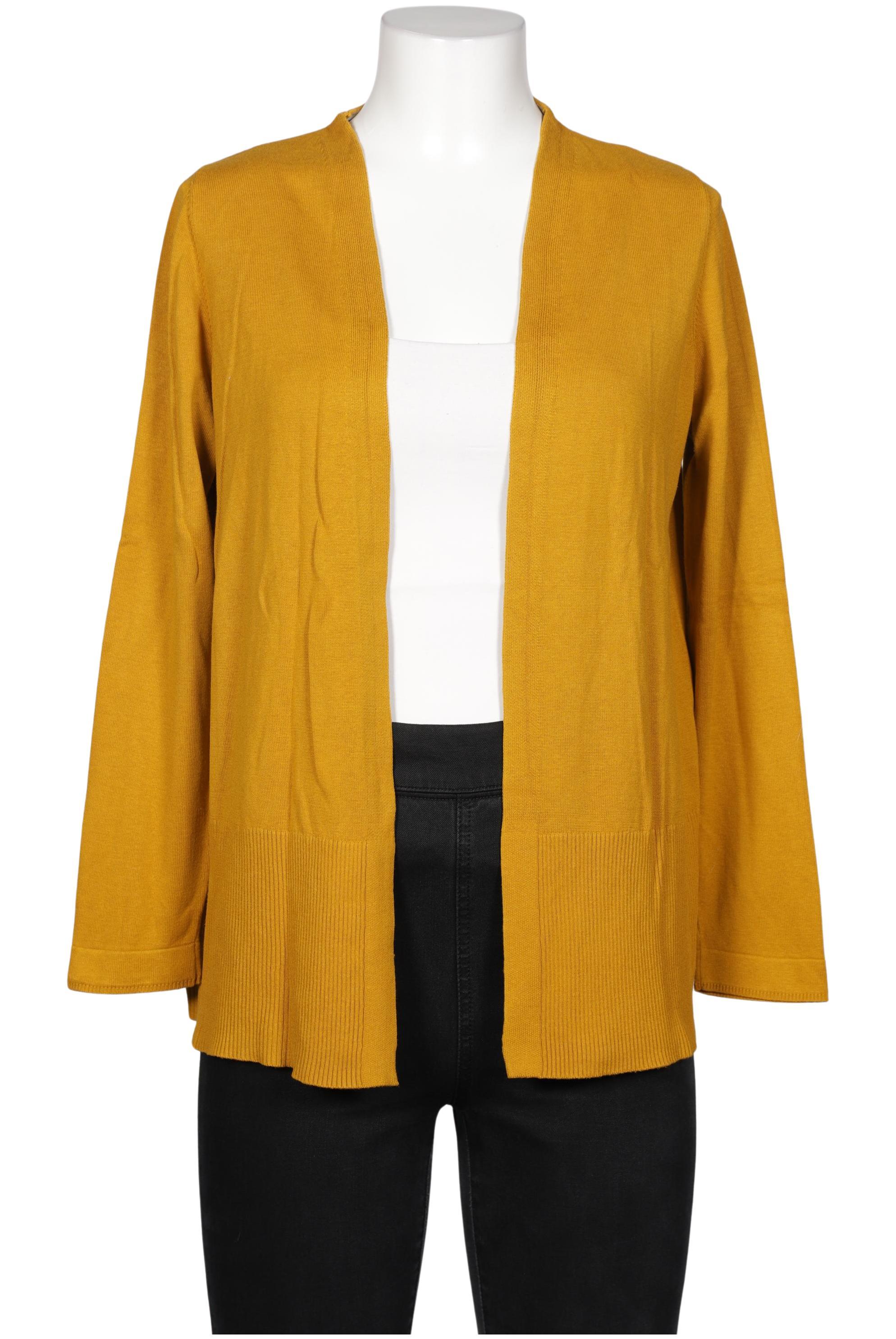 

s.Oliver Damen Strickjacke, gelb, Gr. 40