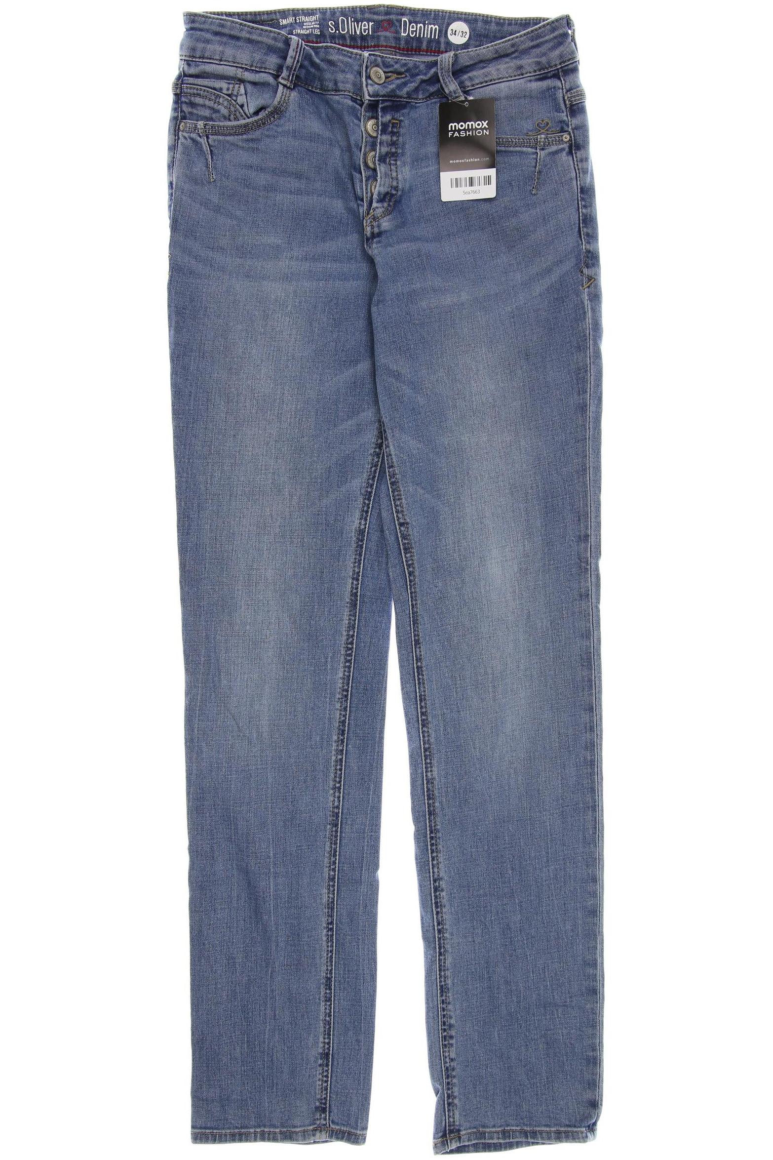 

s.Oliver Damen Jeans, blau