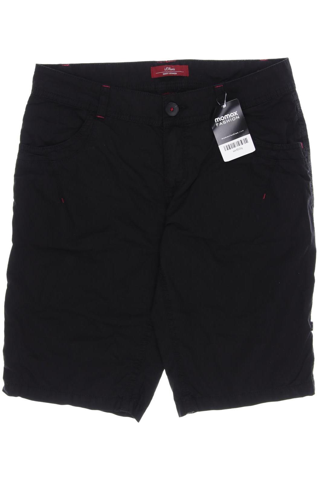 

s.Oliver Damen Shorts, schwarz