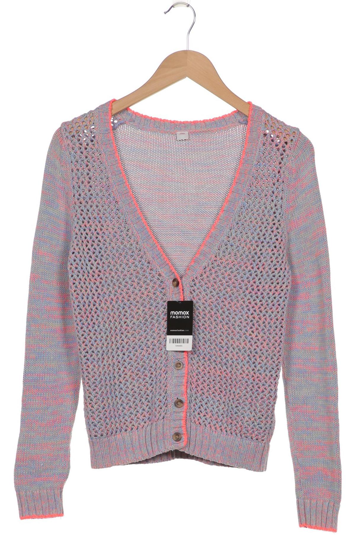 

s.Oliver Damen Strickjacke, blau, Gr. 38