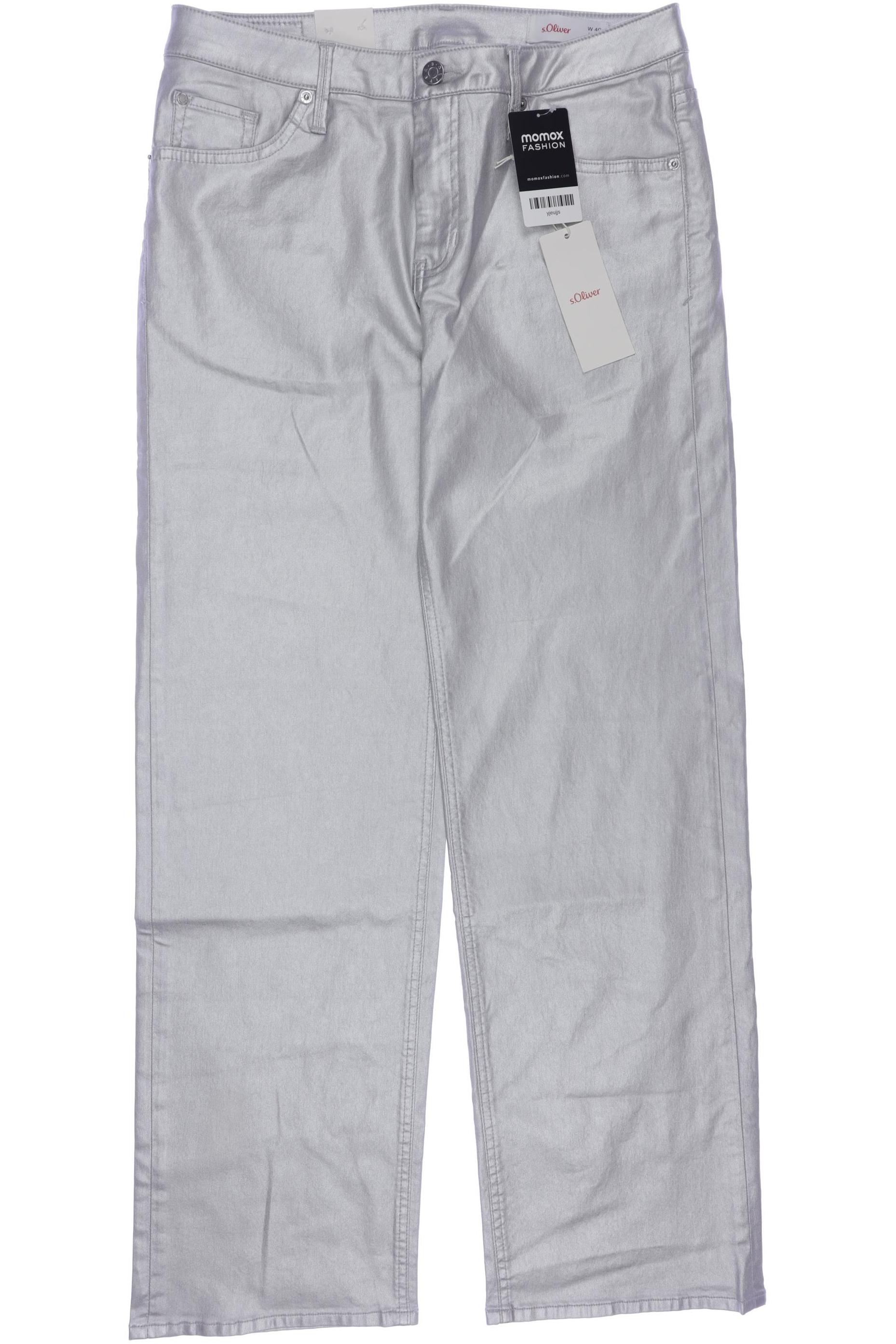 

s.Oliver Damen Jeans, silber, Gr. 40