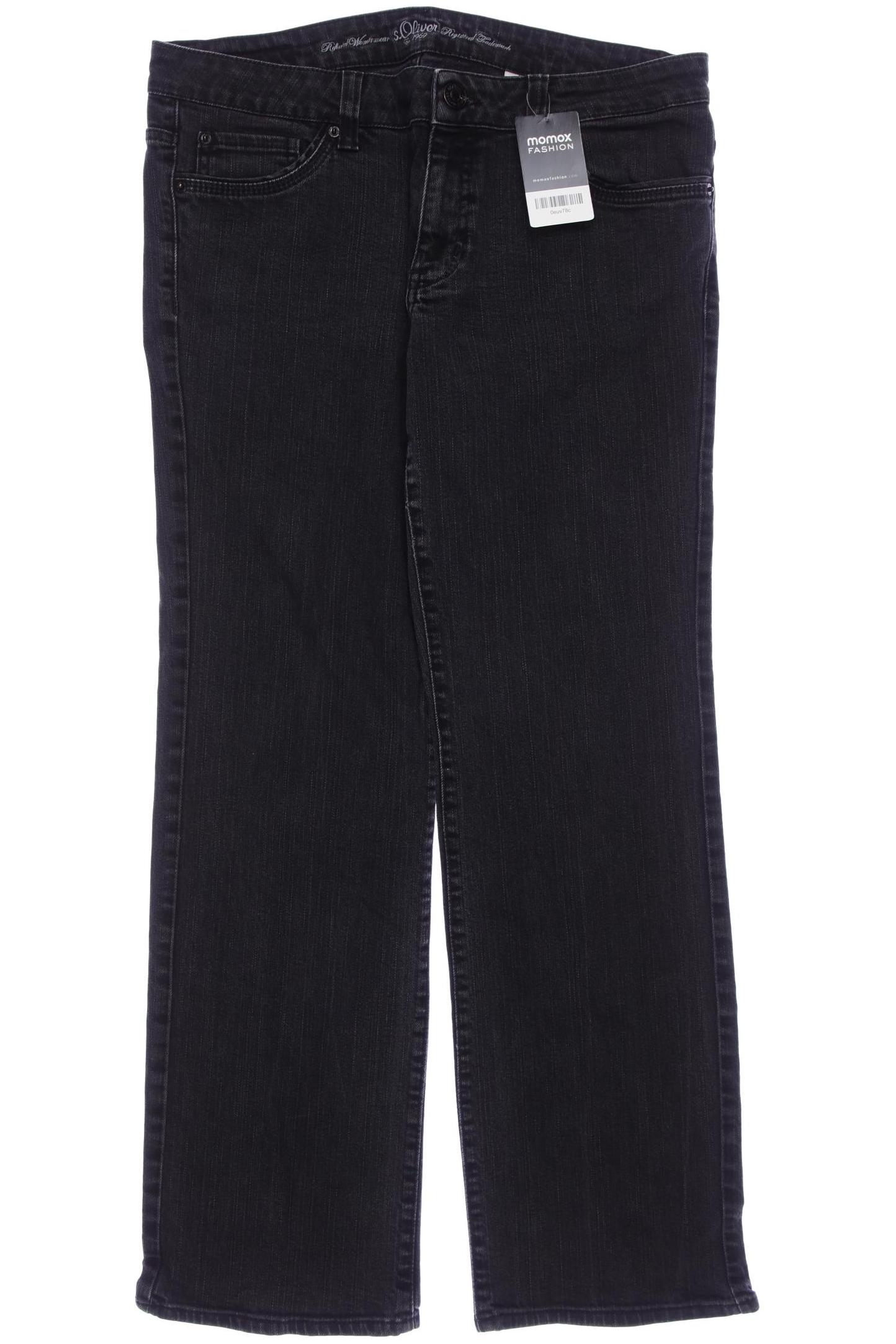 

s.Oliver Damen Jeans, schwarz, Gr. 44