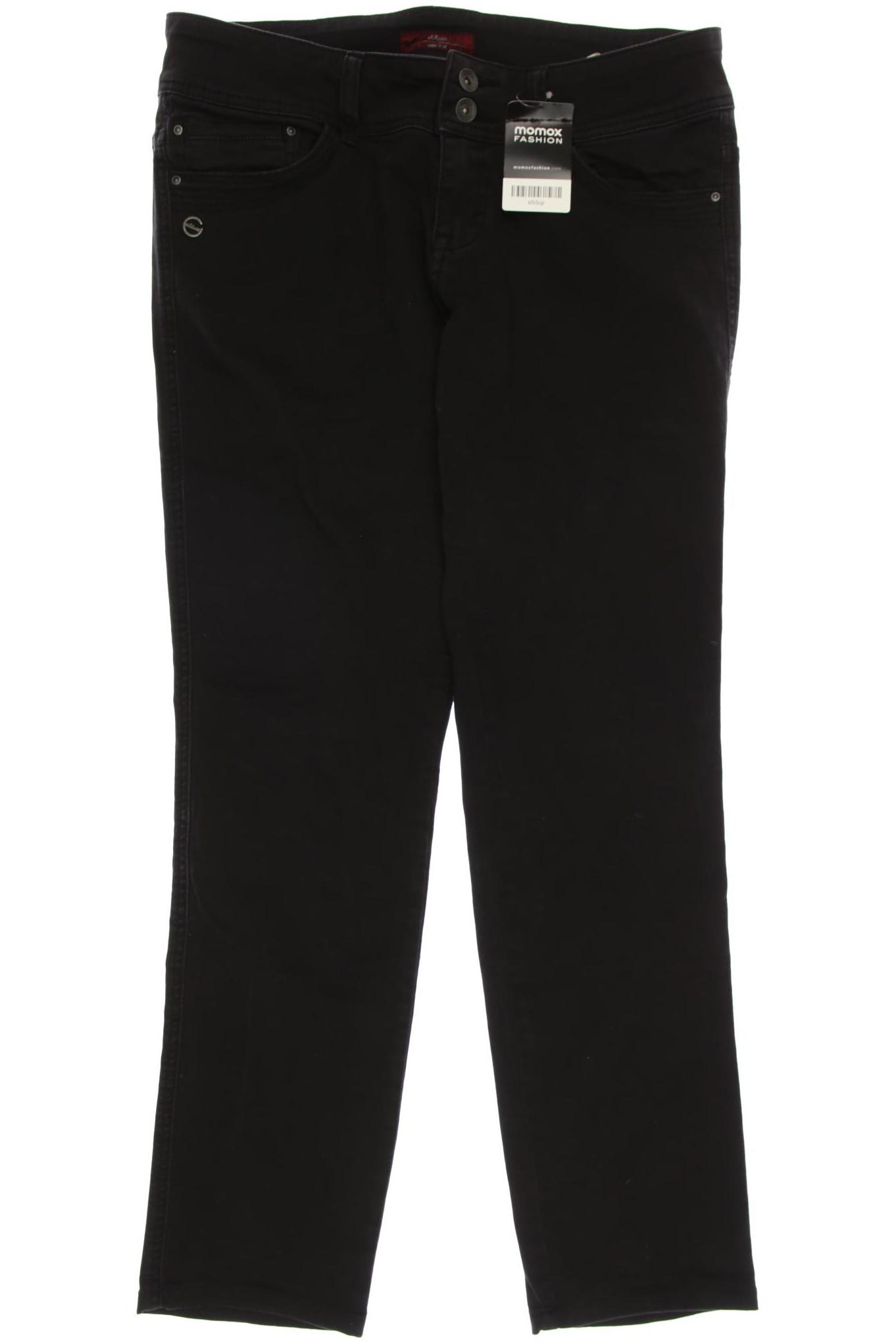 

s.Oliver Damen Jeans, schwarz, Gr. 40