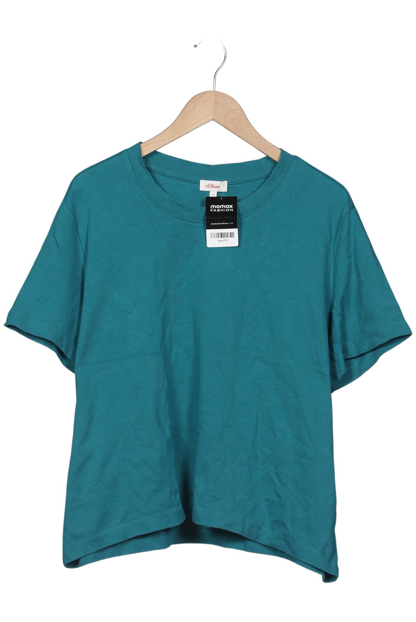 

s.Oliver Damen T-Shirt, türkis, Gr. 48