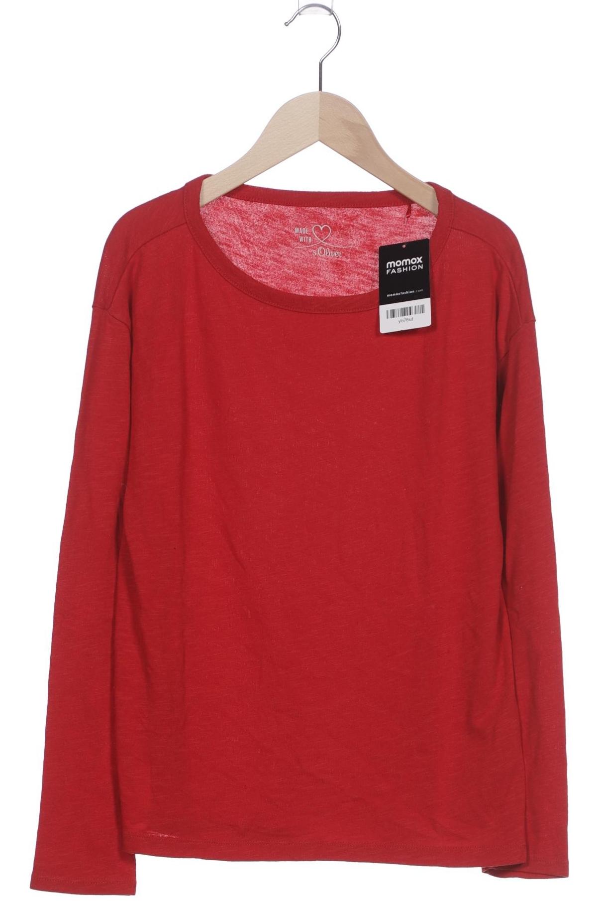 

s.Oliver Damen Langarmshirt, rot, Gr. 36