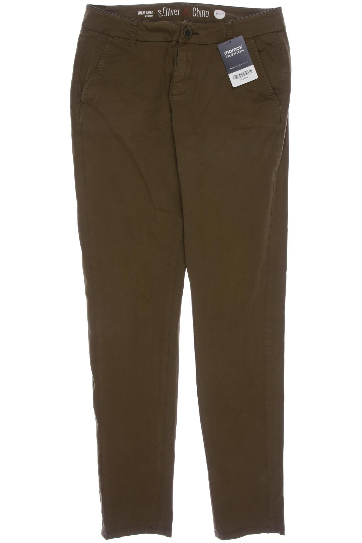

s.Oliver Damen Stoffhose, grün, Gr. 34