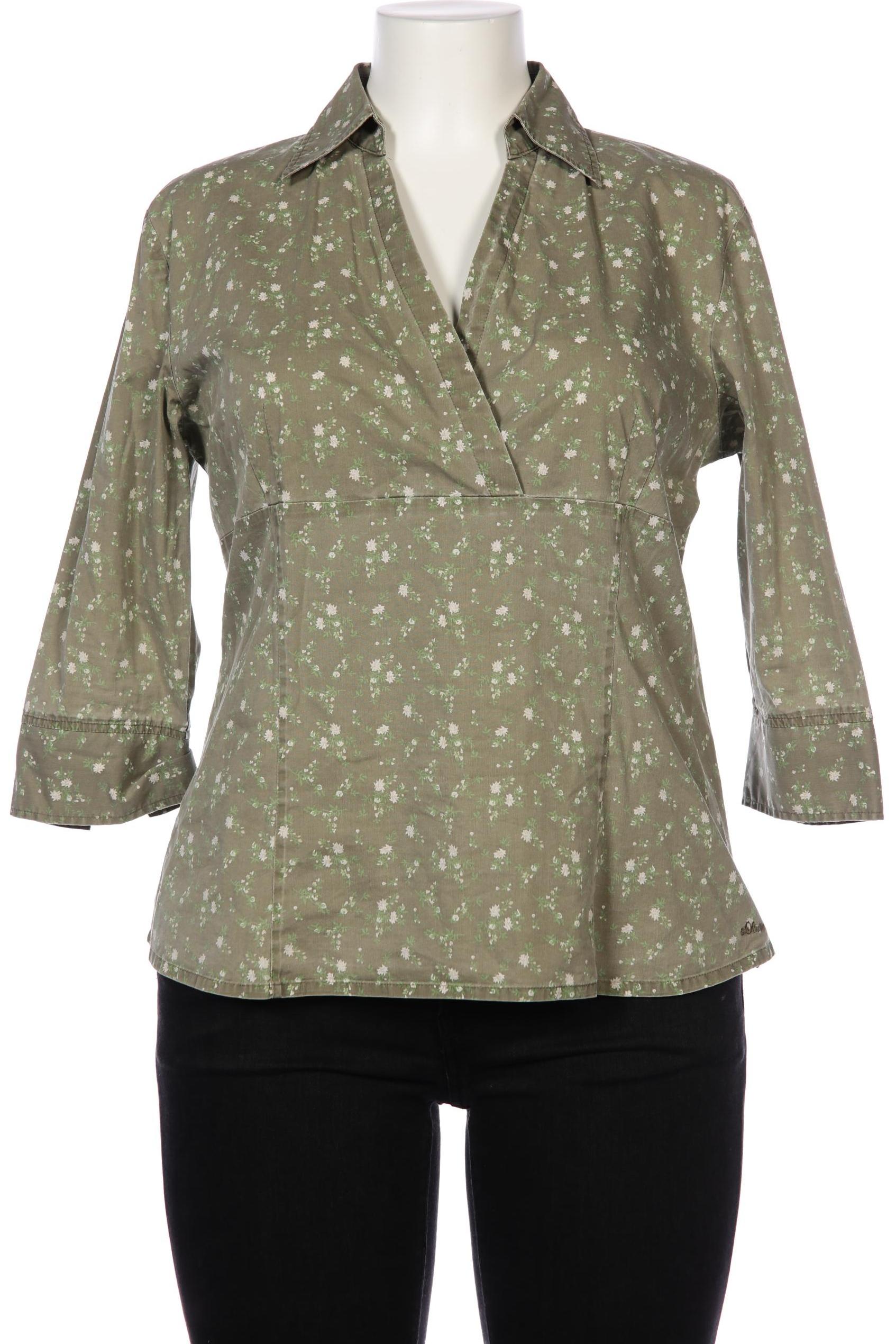 

s.Oliver Damen Bluse, grün, Gr. 44