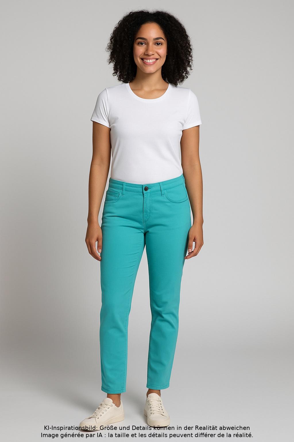 

s.Oliver Damen Jeans, türkis, Gr. 36