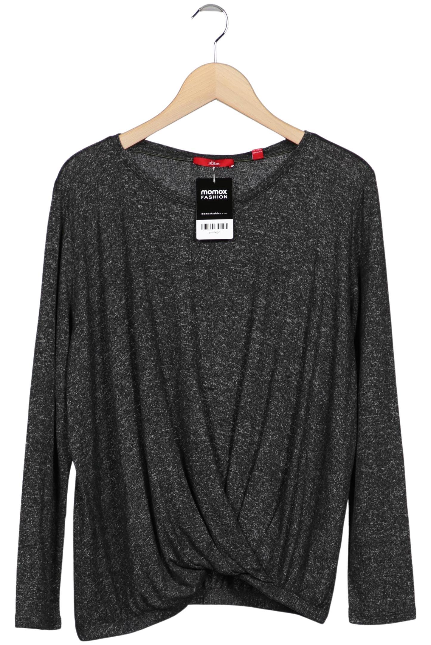 

s.Oliver Damen Langarmshirt, grau, Gr. 40