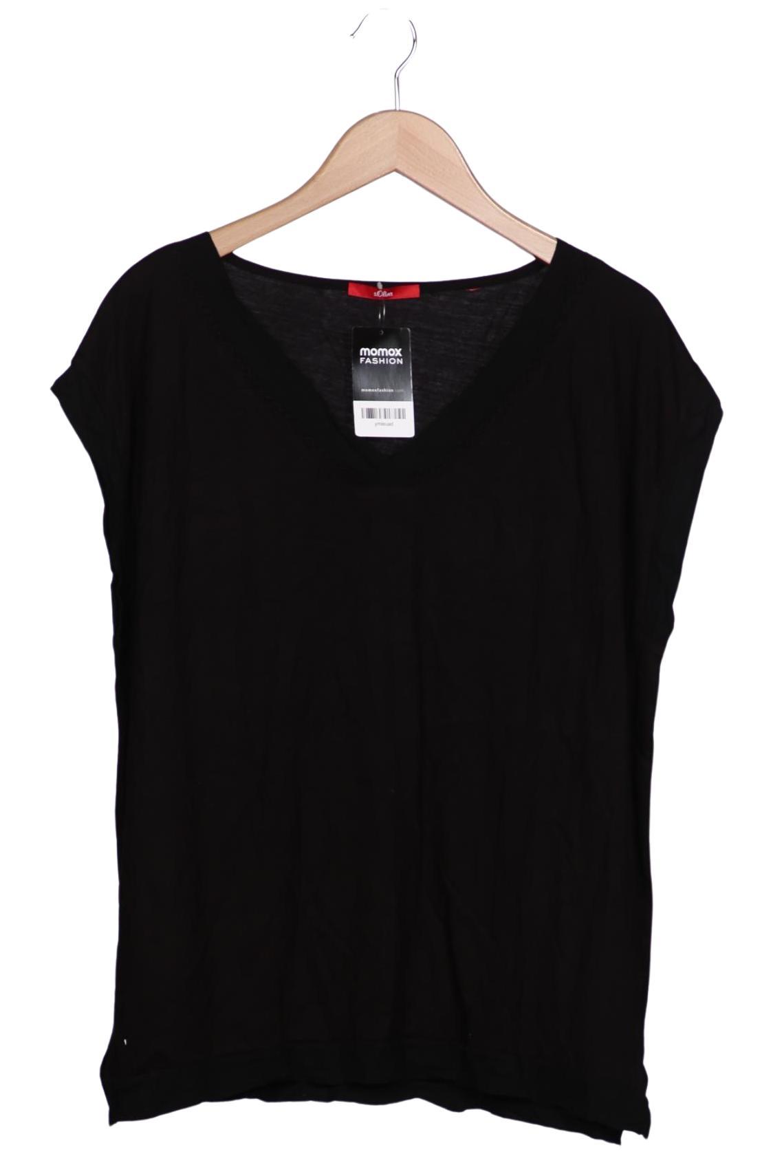 

s.Oliver Damen T-Shirt, schwarz, Gr. 44