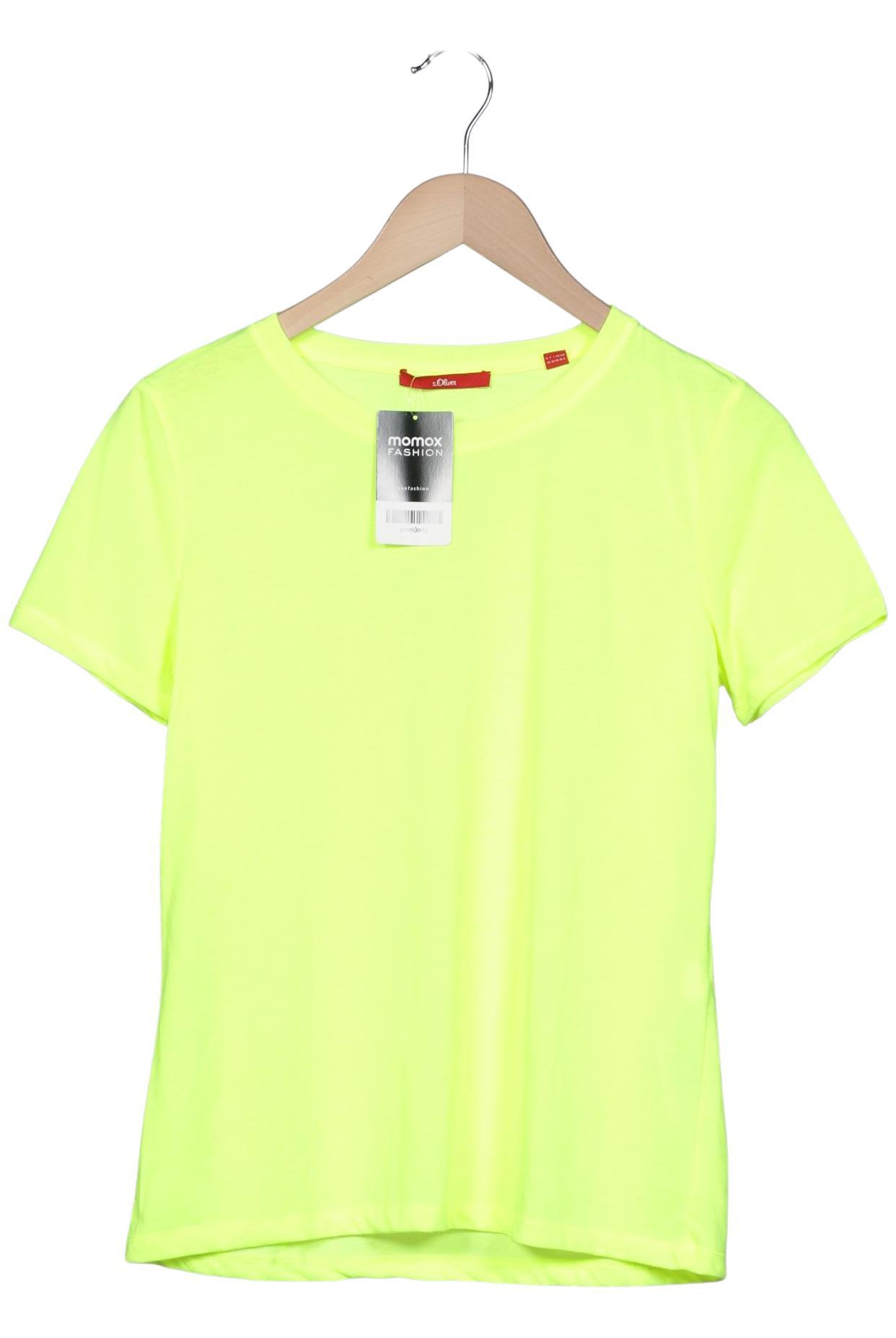 

s.Oliver Damen T-Shirt, neon, Gr. 36