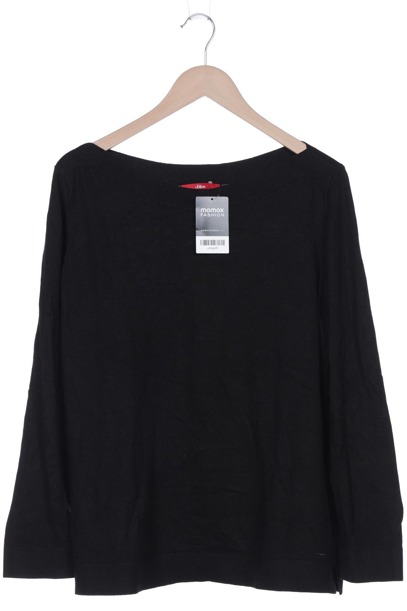 

s.Oliver Damen Pullover, schwarz, Gr. 46