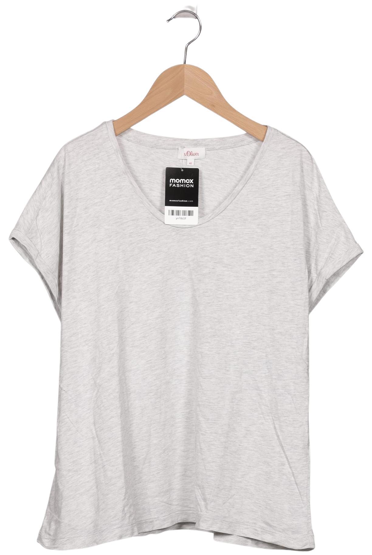 

s.Oliver Damen T-Shirt, grau, Gr. 42