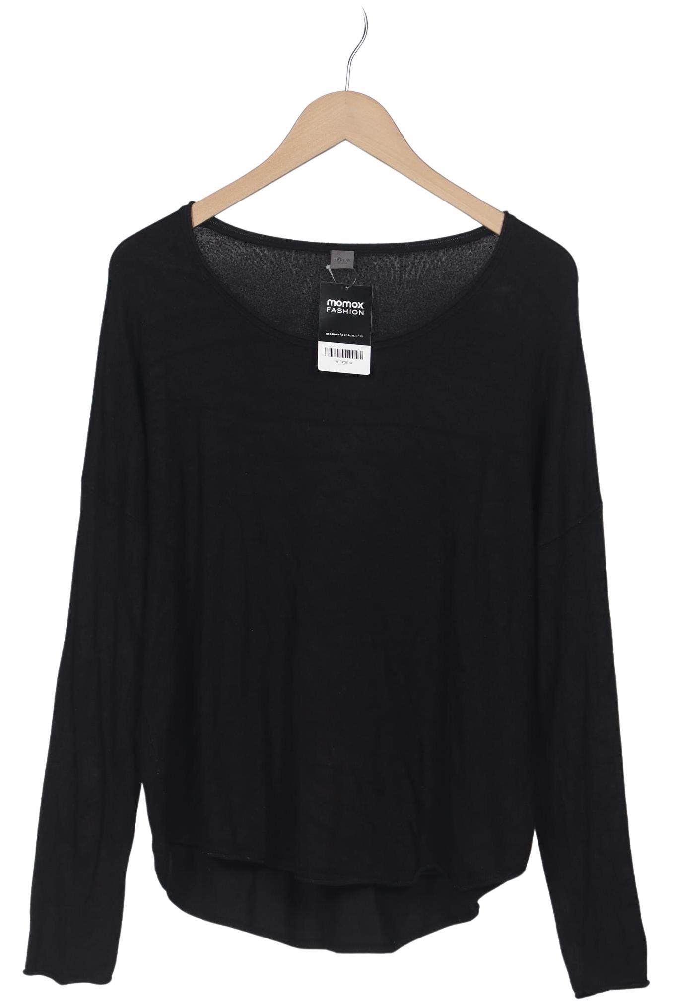 

s.Oliver Damen Pullover, schwarz, Gr. 42