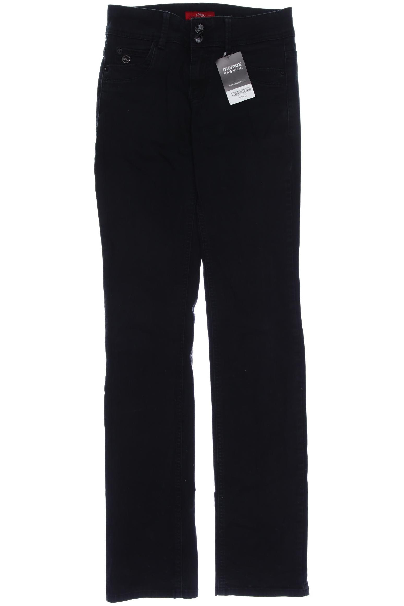 

s.Oliver Damen Jeans, schwarz, Gr. 34