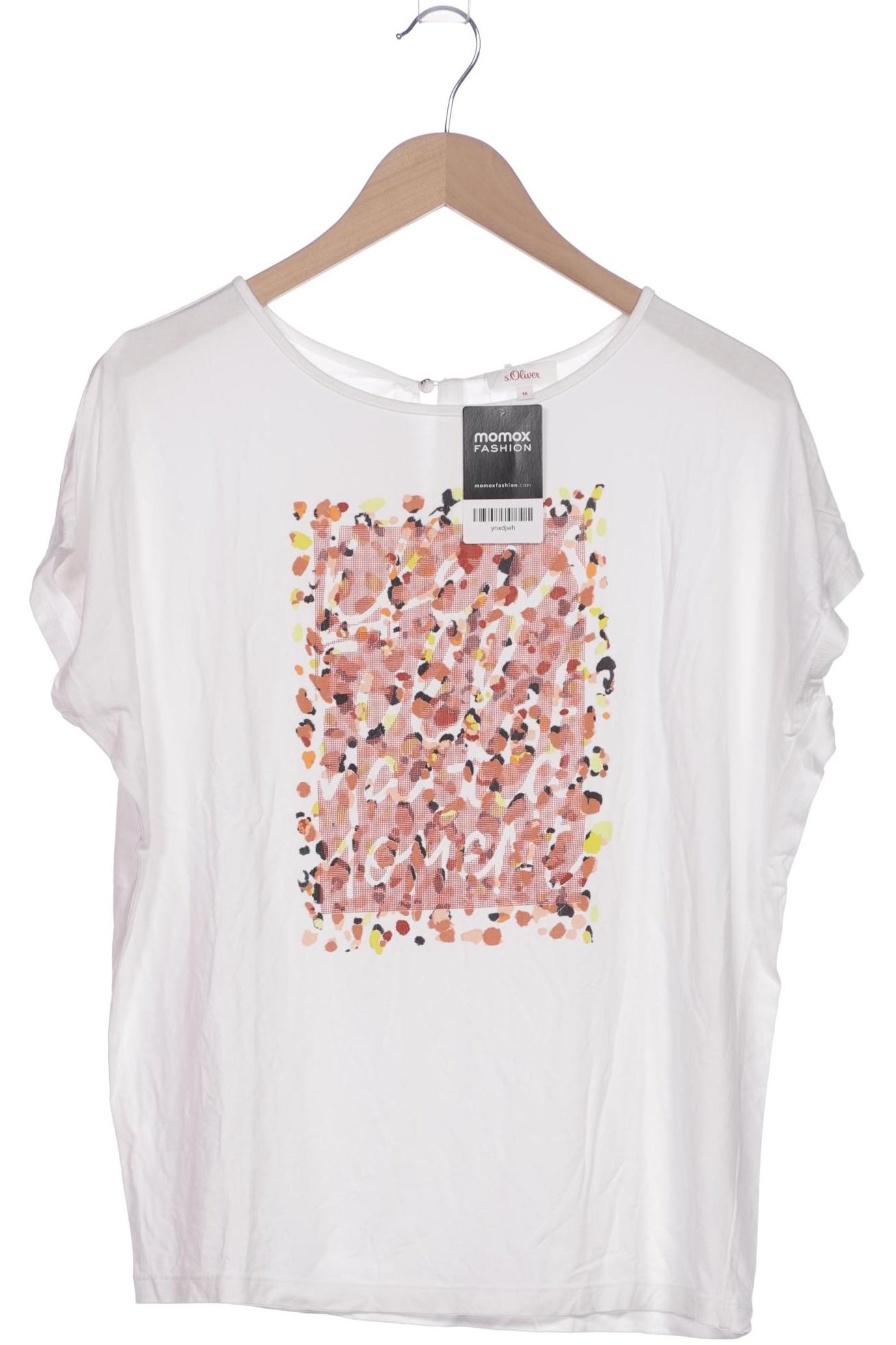

s.Oliver Damen T-Shirt, weiß, Gr. 38
