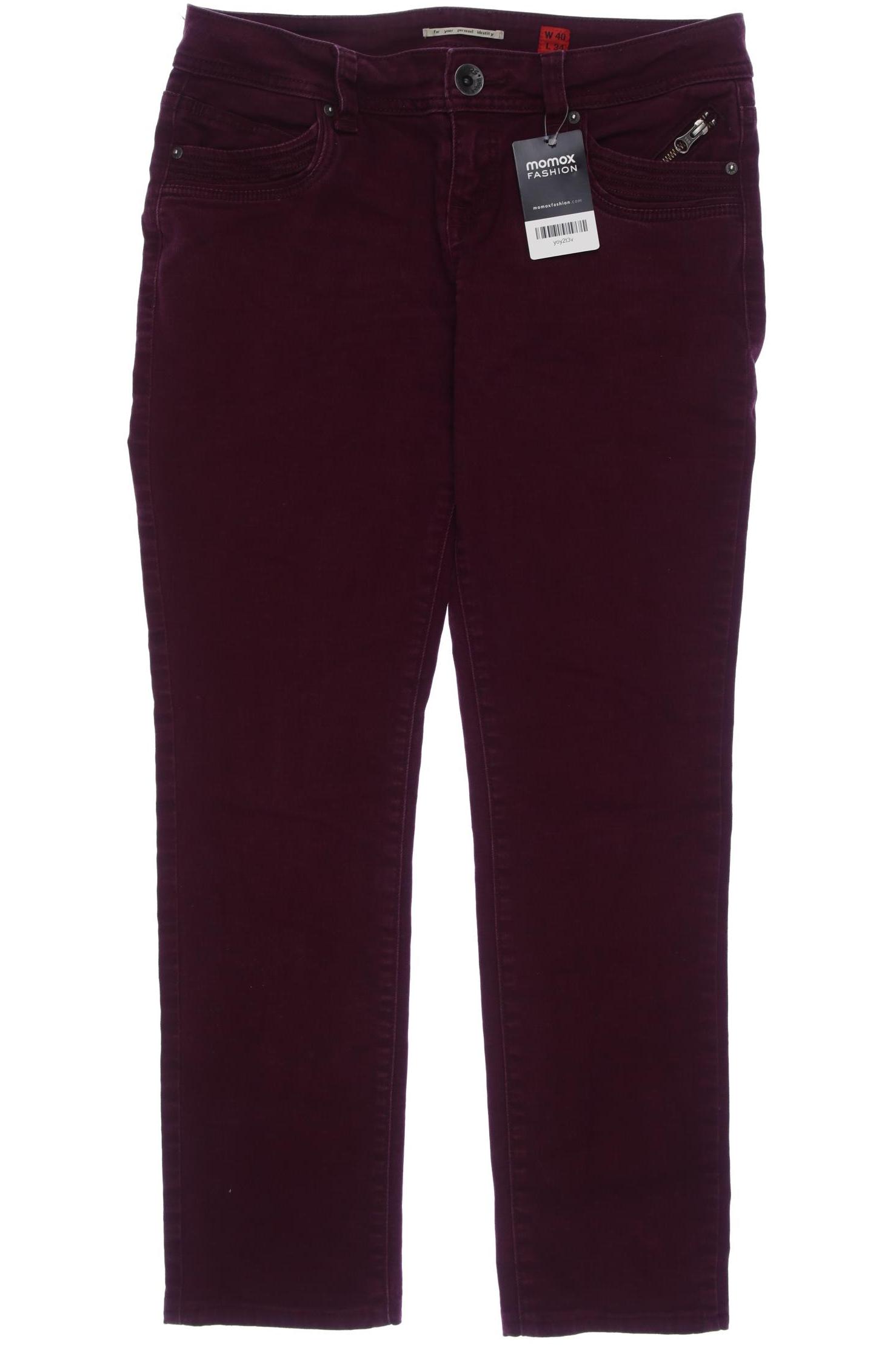 

s.Oliver Damen Jeans, bordeaux, Gr. 40
