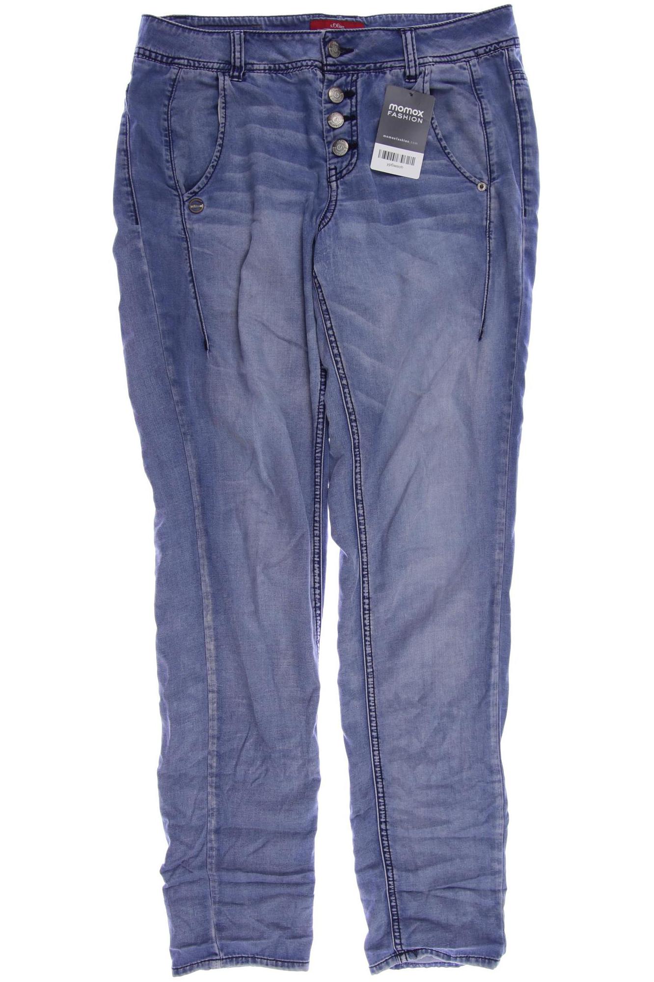 

s.Oliver Damen Jeans, marineblau