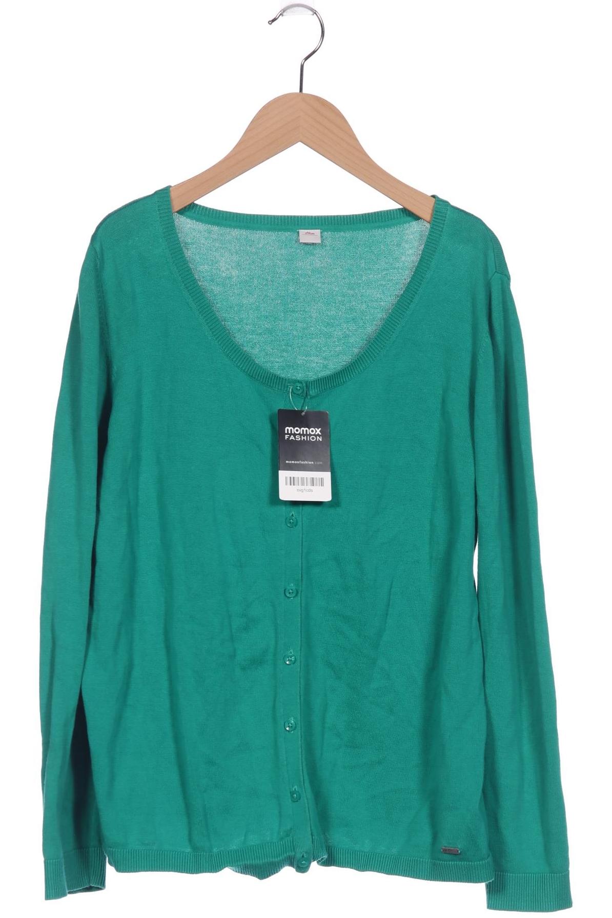 

s.Oliver Damen Strickjacke, grün, Gr. 46