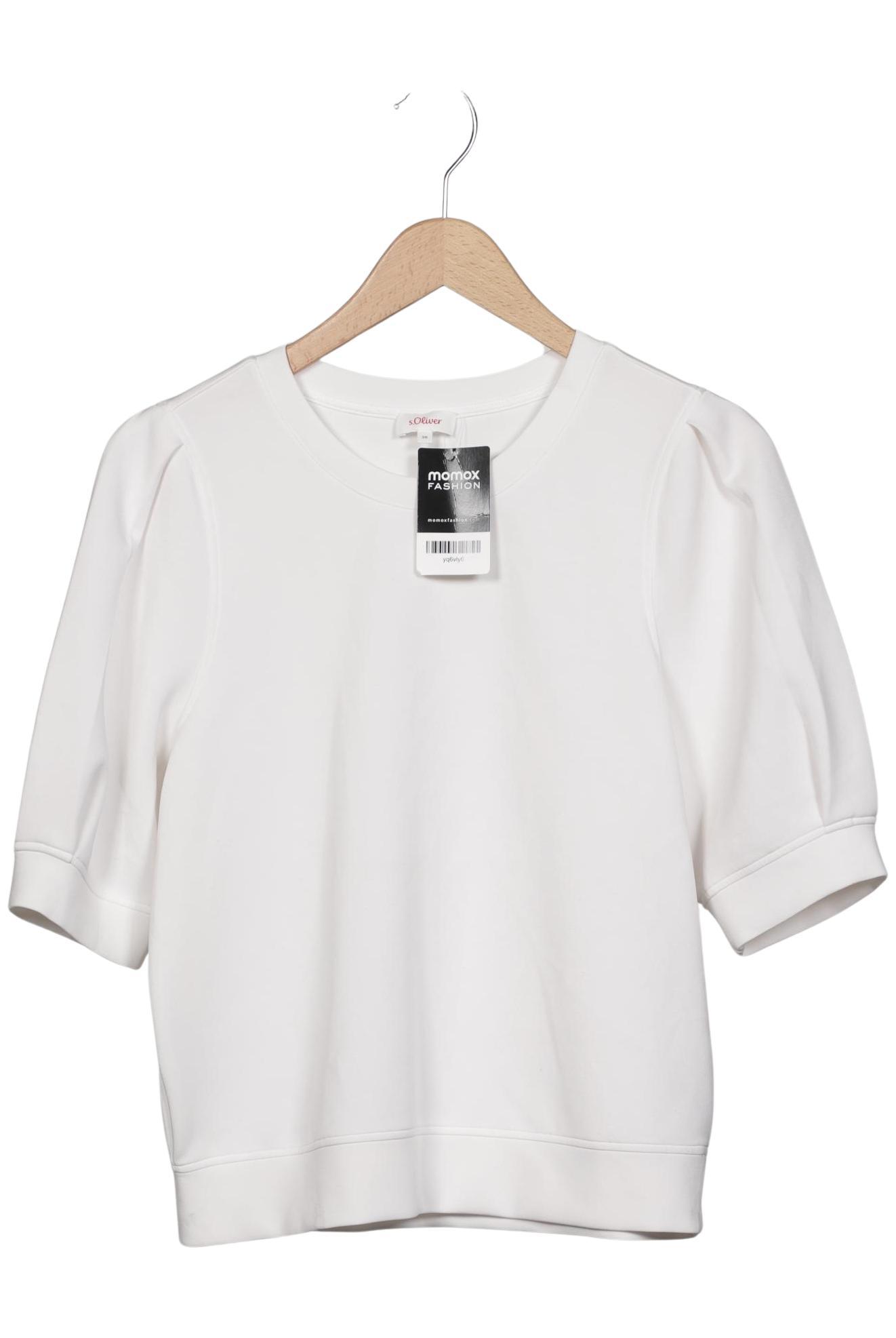 

s.Oliver Damen Sweatshirt, weiß, Gr. 38