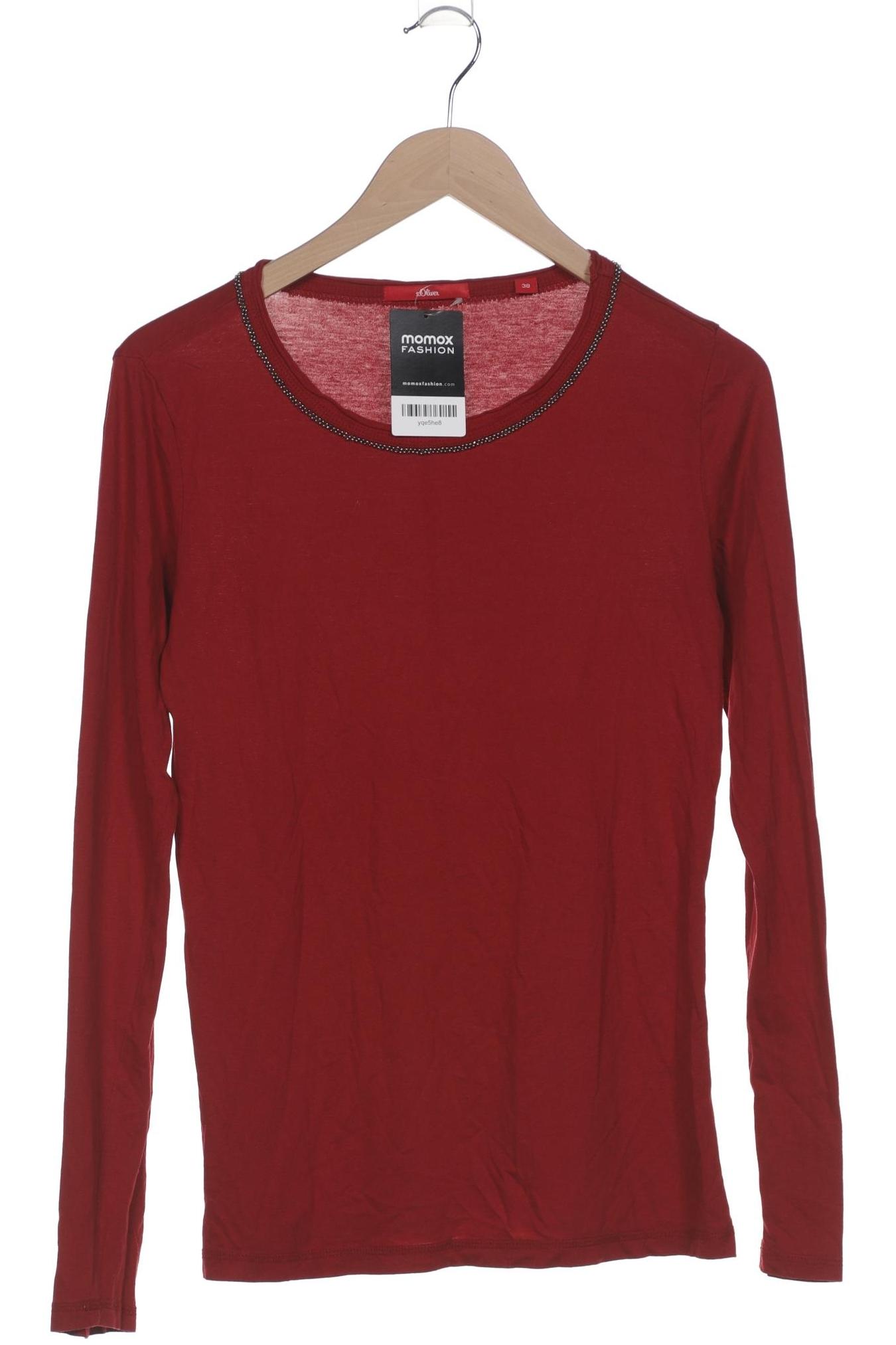 

s.Oliver Damen Langarmshirt, bordeaux, Gr. 38