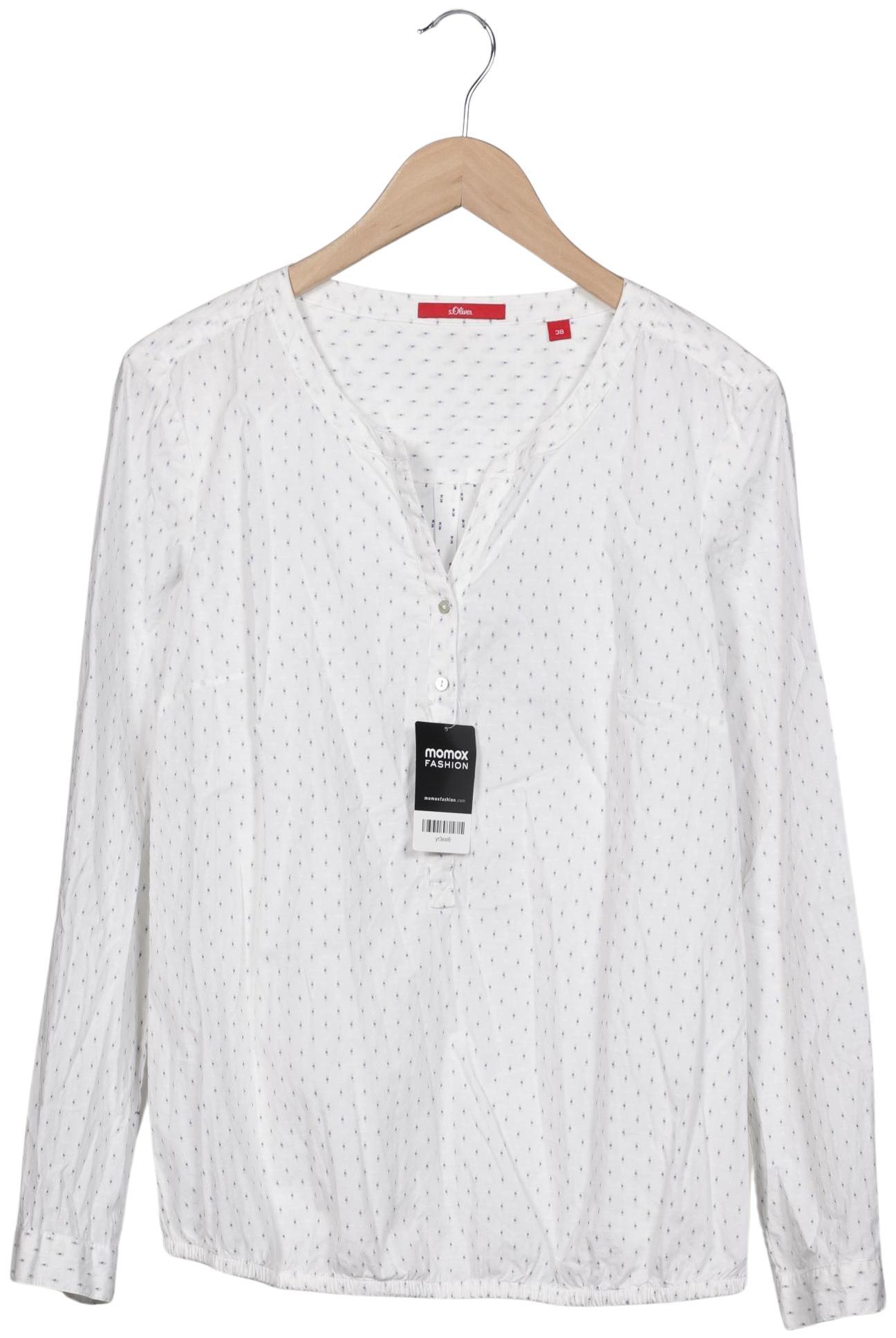 

s.Oliver Damen Bluse, weiß, Gr. 38