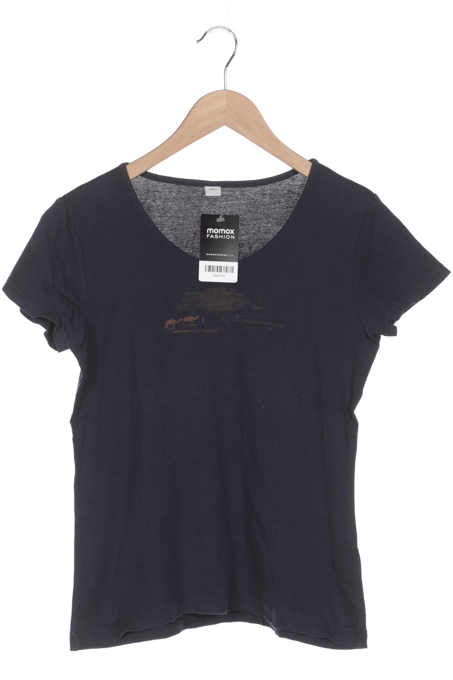 

s.Oliver Damen T-Shirt, marineblau, Gr. 40