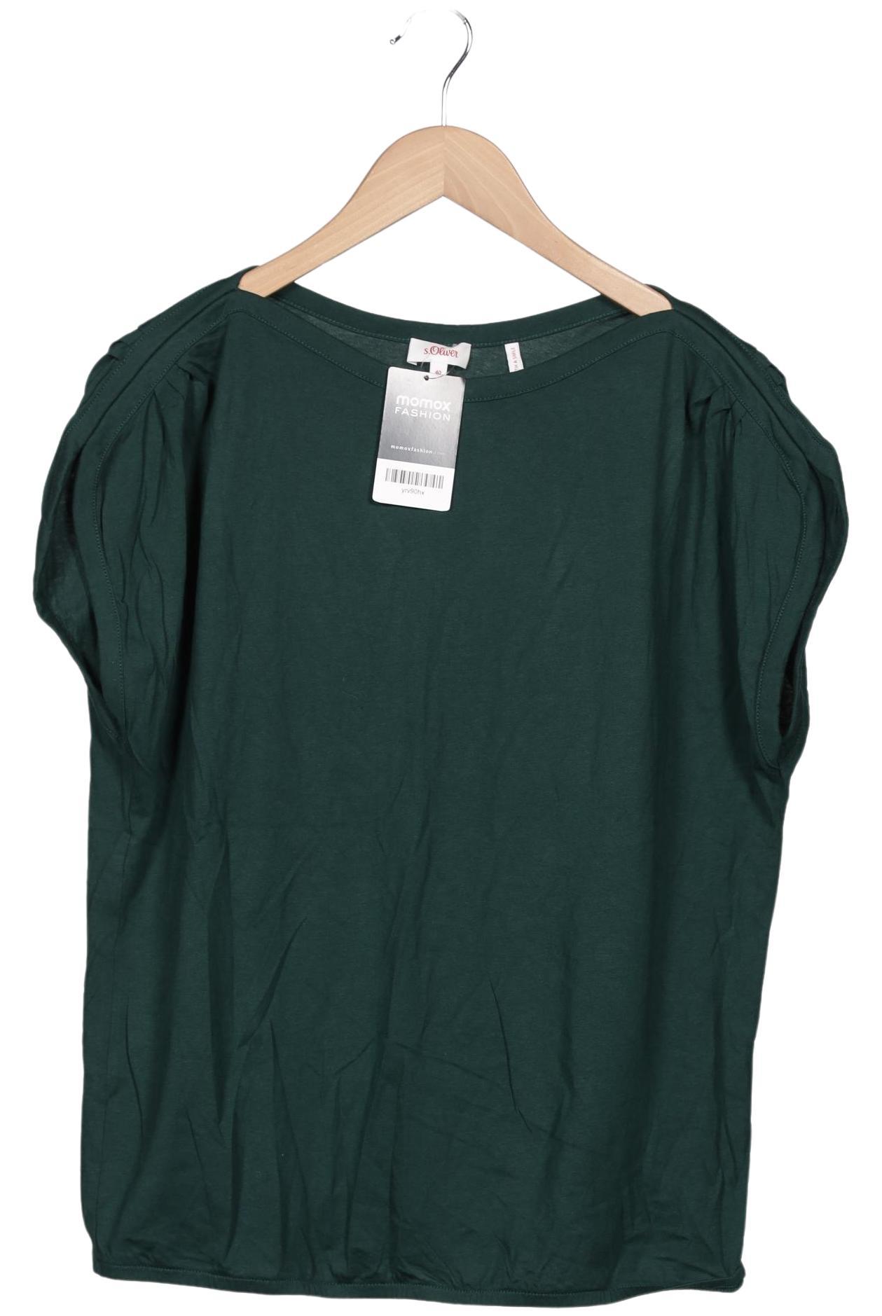 

s.Oliver Damen T-Shirt, grün, Gr. 40