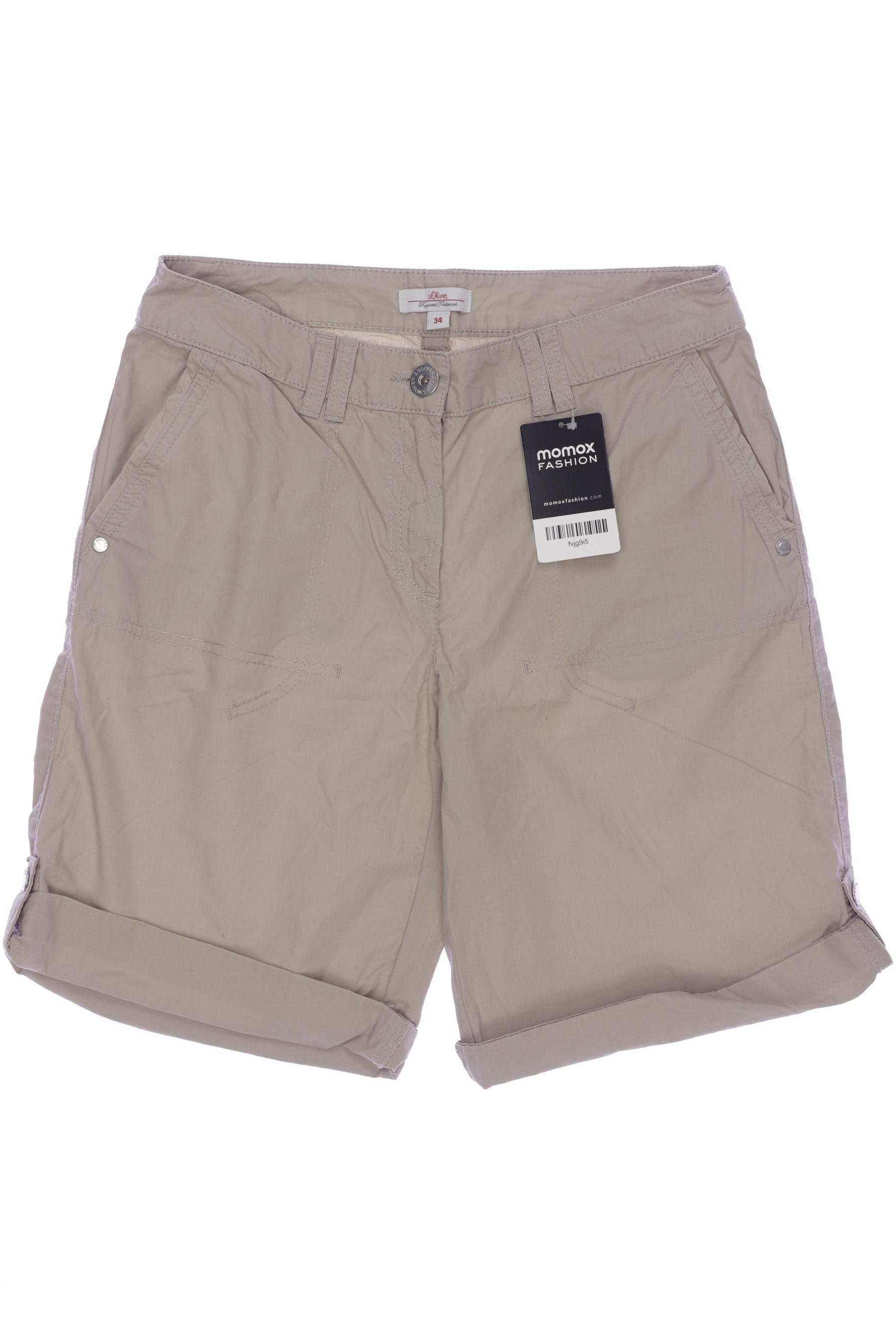 

s.Oliver Damen Shorts, beige, Gr. 34