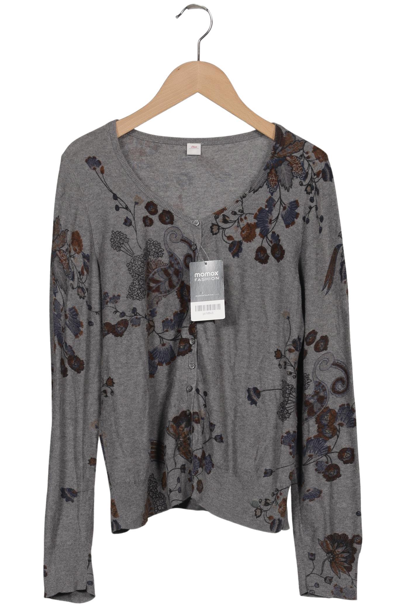 

s.Oliver Damen Strickjacke, grau, Gr. 36