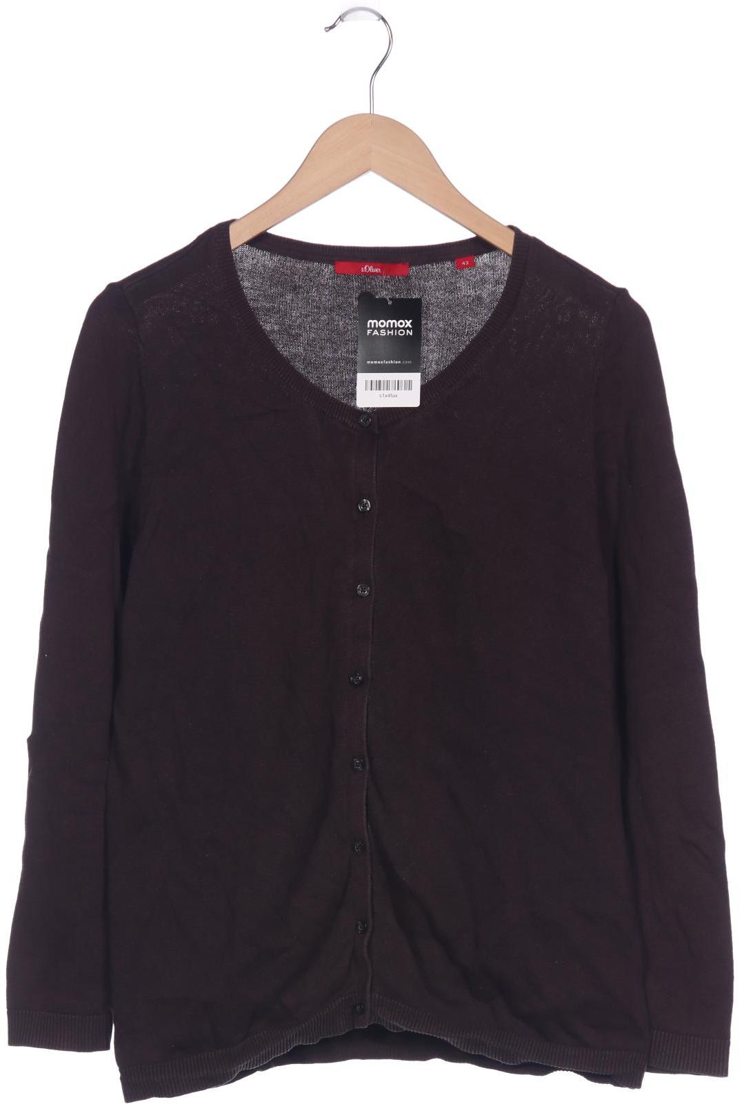 

s.Oliver Damen Strickjacke, braun, Gr. 42