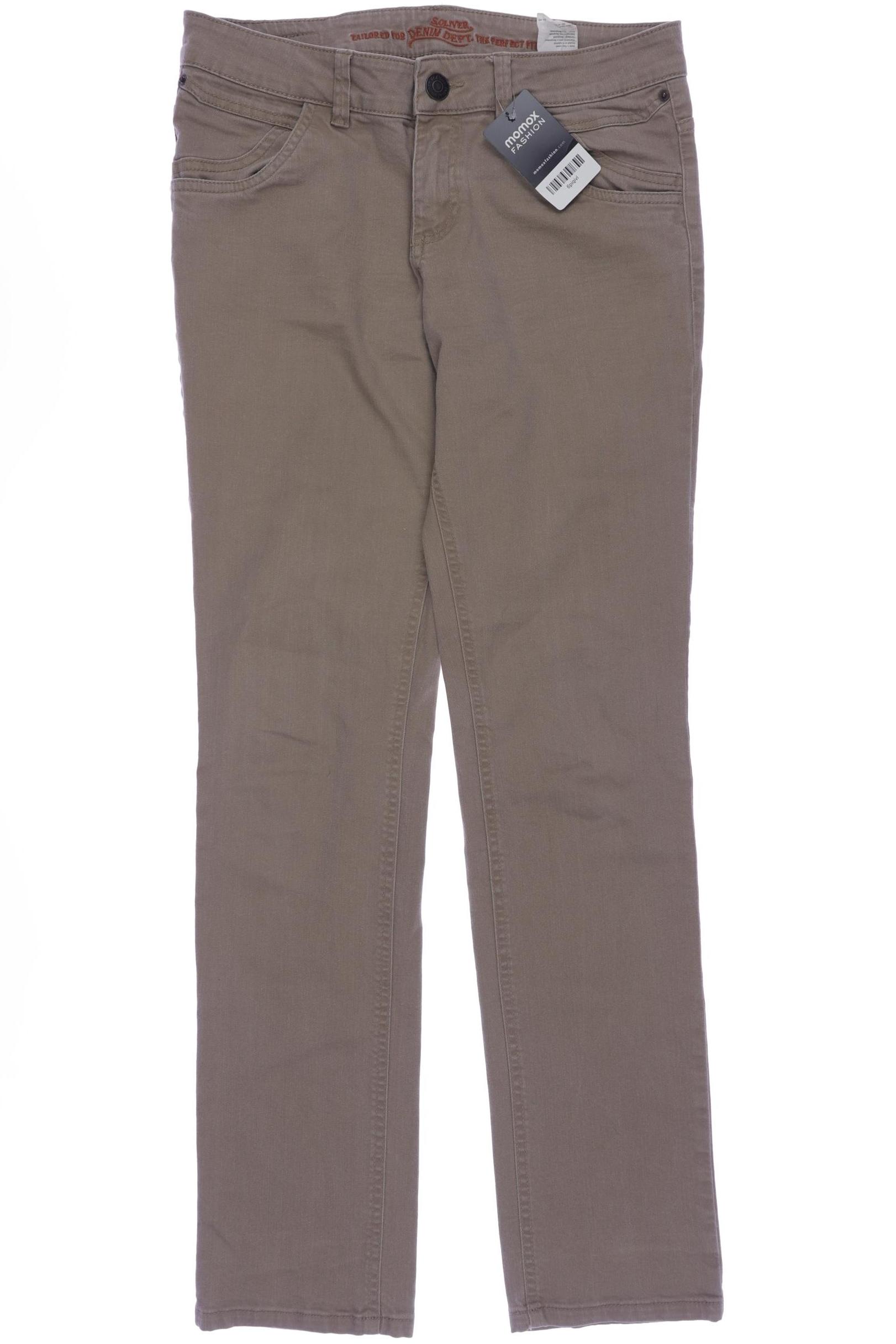 

s.Oliver Damen Jeans, beige, Gr. 38