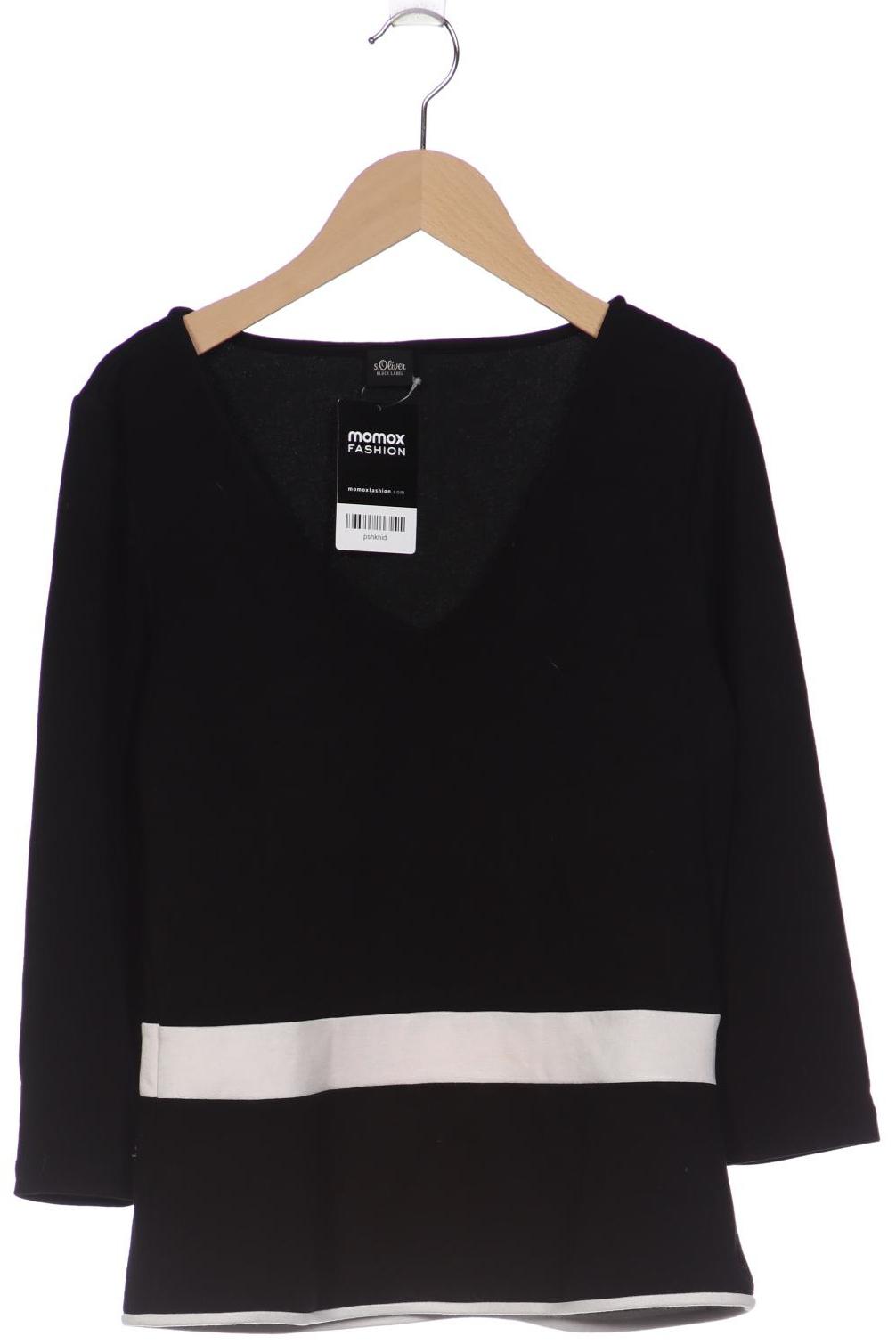 

s.Oliver Damen Langarmshirt, schwarz
