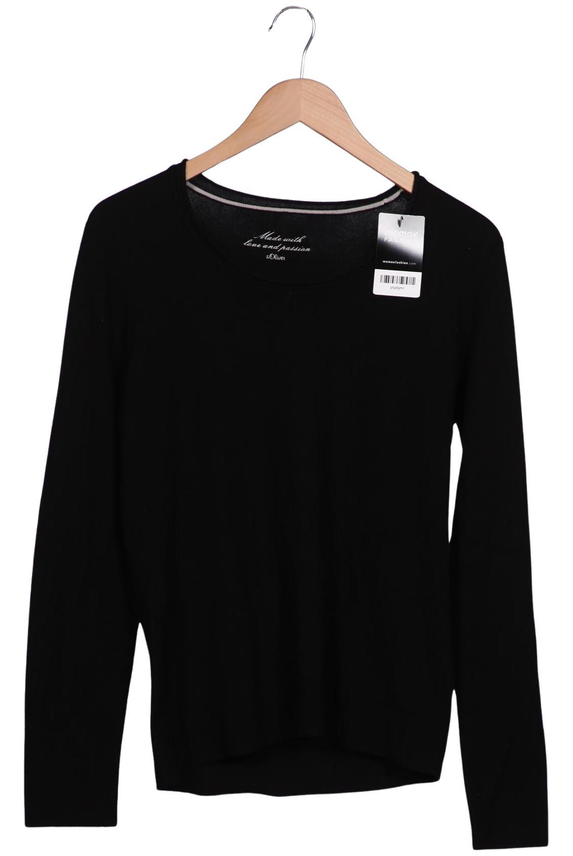 

s.Oliver Damen Pullover, schwarz, Gr. 42