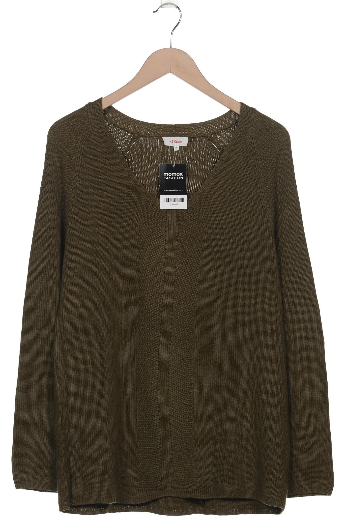 

s.Oliver Damen Pullover, grün, Gr. 48